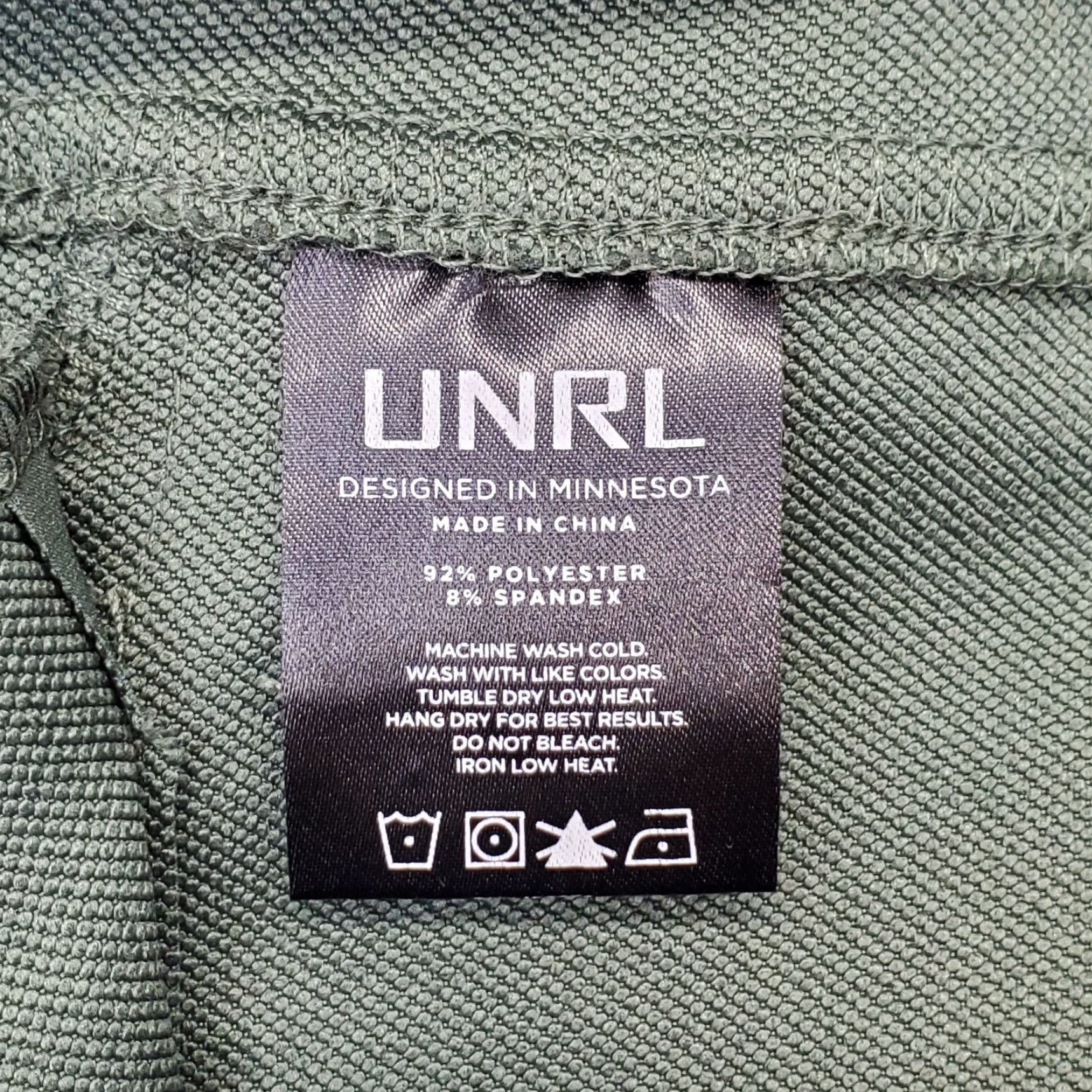 Vintage UNRL Track Pants Womens M Green Stretch Athletic Running Drawstring Waist EUC Size 32" / US 10 / IT 46 - 8 Thumbnail