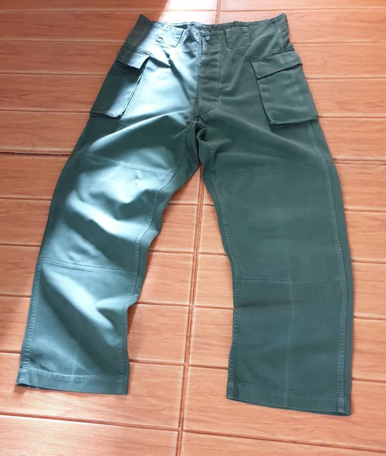 Japanese Brand Vintage Military green pant Size US 31 - 2 Thumbnail