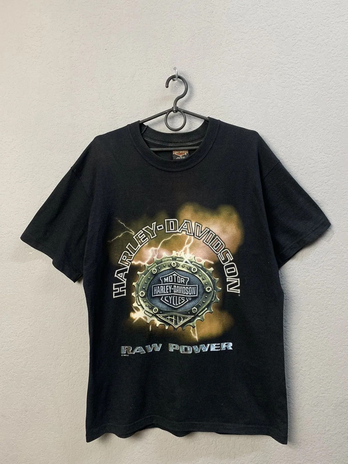 Harley Davidson × Vintage Vintage Y2K HARLEY DAVIDSON RARE FADED TEE Size US M / EU 48-50 / 2 - 1 Thumbnail