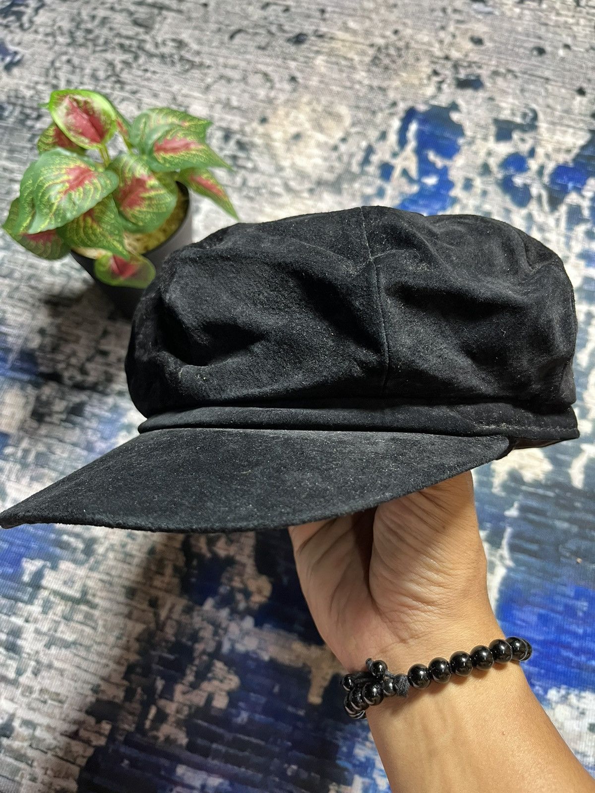 🔥Vintage Ca4la Leather Hats Full Cap Japan 🇯🇵