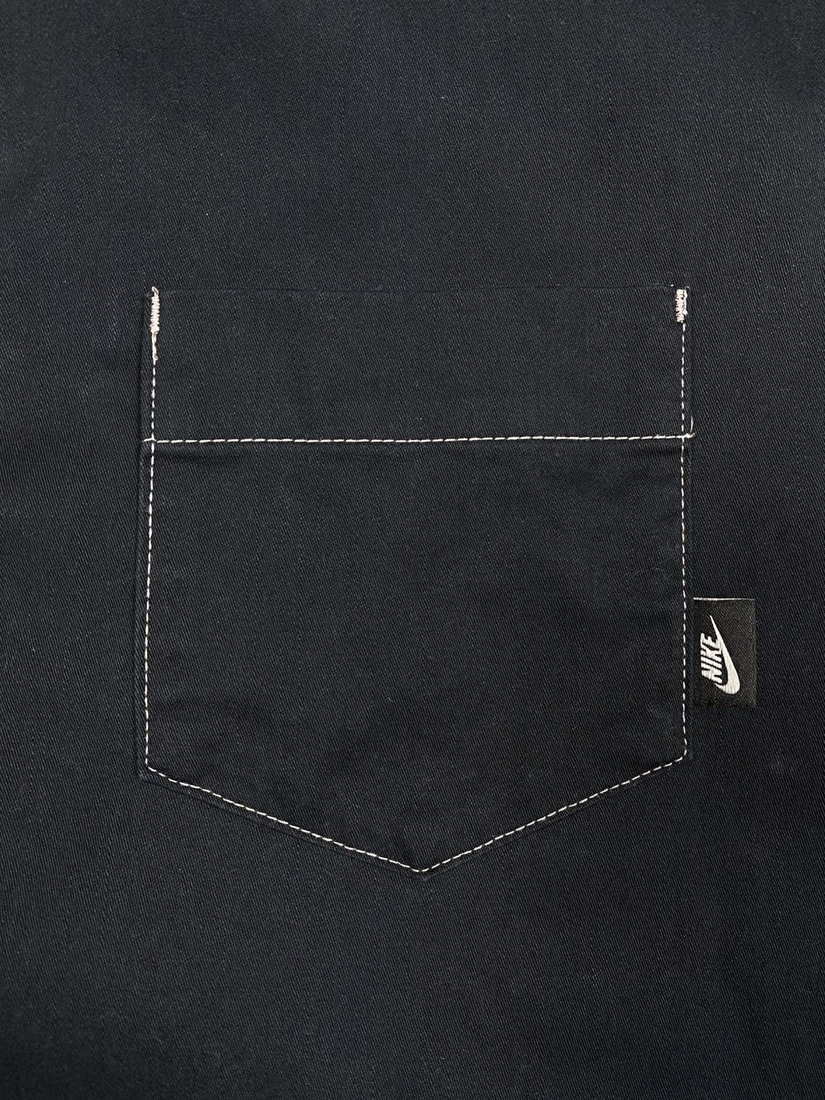 Nike Nike Club Drawstring Hem Button Up Shirt Black Size S Size US S / EU 44-46 / 1 - 6 Thumbnail