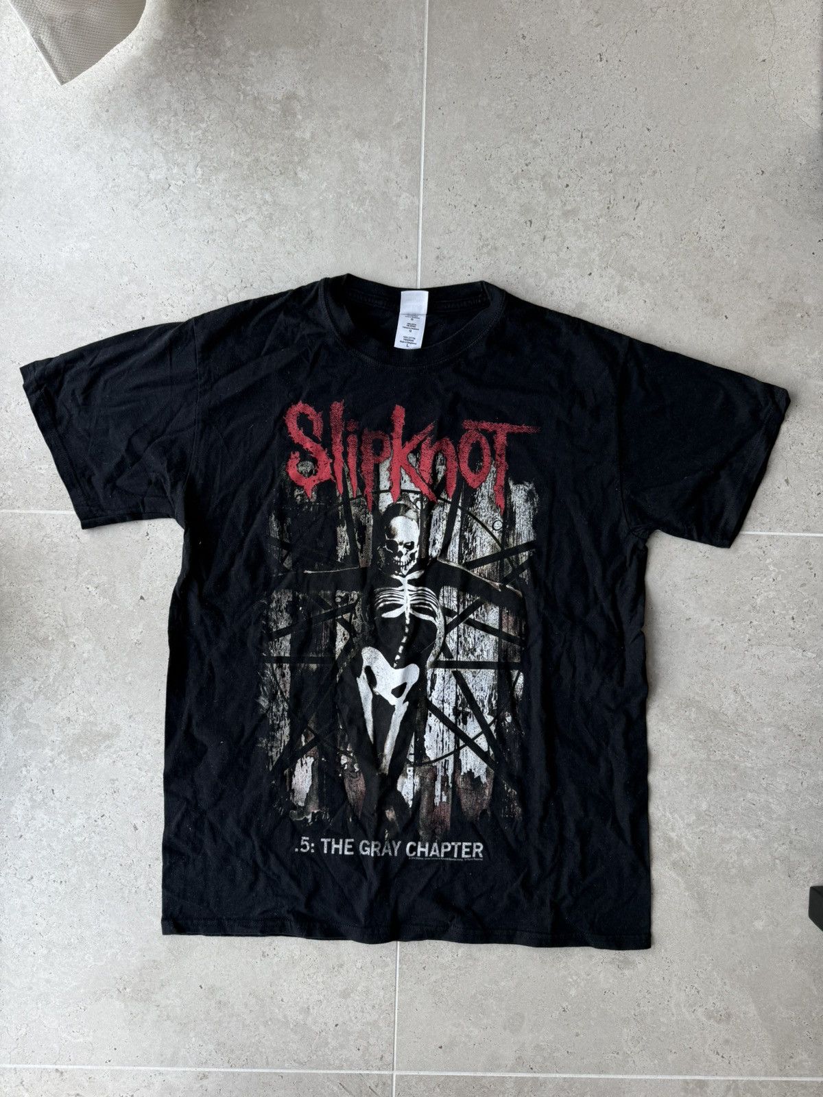 Band Tees Mens T Shirt Vintage Slipknot The Gray Chapter 2014 Size M Size US L / EU 52-54 / 3 - 1 Thumbnail