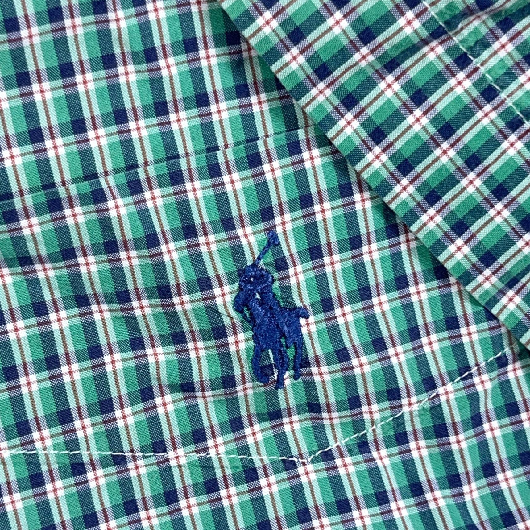 Ralph Lauren Ralph Lauren Shirt Men XL Green Plaid Button-Up Blake Regular Pocket Cotton Size US XL / EU 56 / 4 - 3 Thumbnail