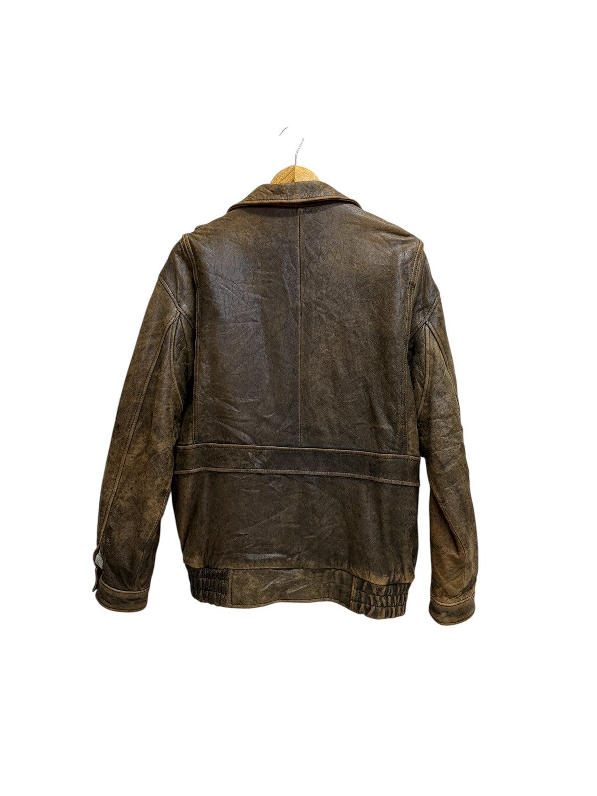 Genuine Leather Vintage Sub Urban Tokyo Leather Jacket Size US L / EU 52-54 / 3 - 2 Thumbnail