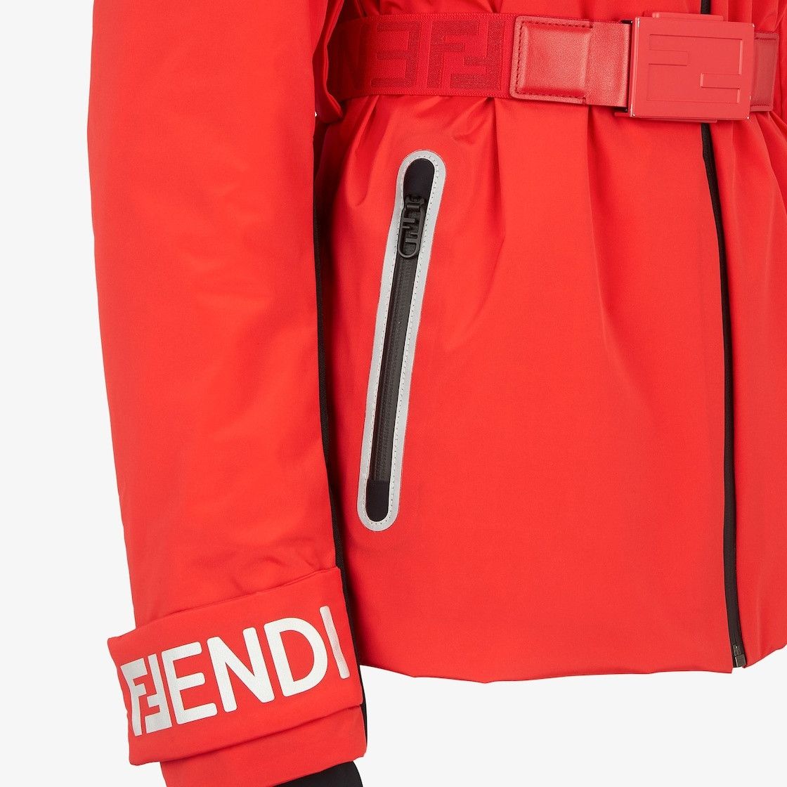 Fendi o1w1db10425 Ski Jacket in Red Size M / US 6-8 / IT 42-44 - 3 Thumbnail