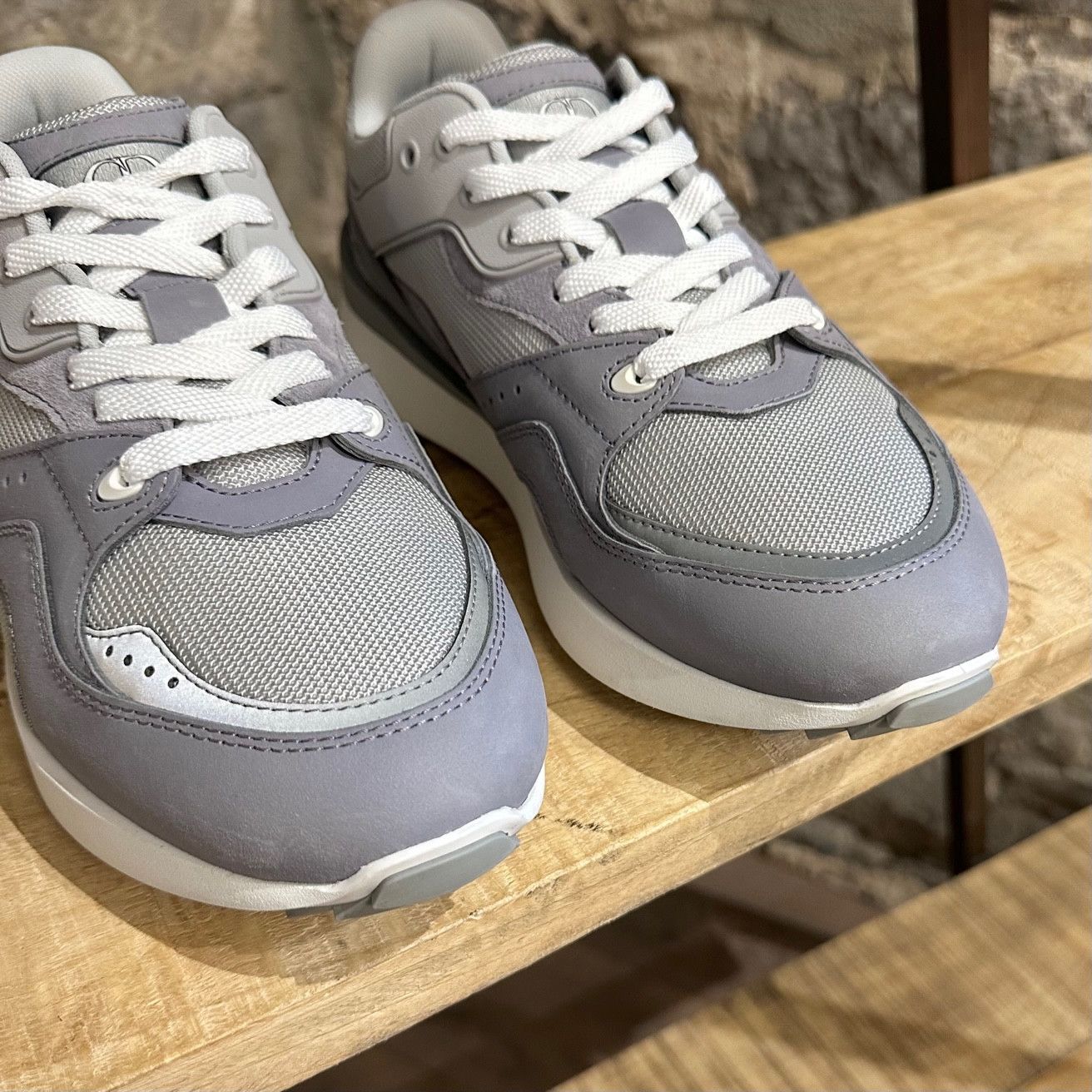 Dior Dior B29 Grey Mesh Suede Reflective Low-top Sneakers Size US 7.5 / EU 40-41 - 13 Thumbnail