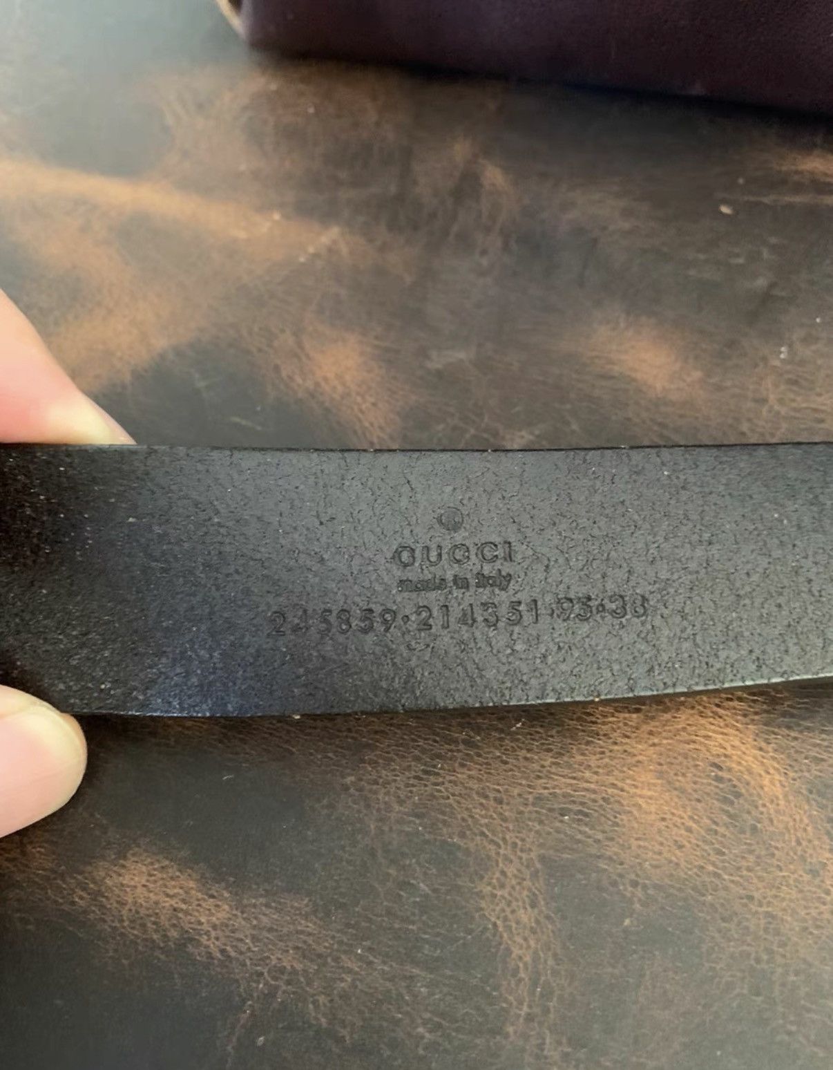 Gucci Gucci Genuine Leather Belt K16 Size ONE SIZE - 4 Thumbnail