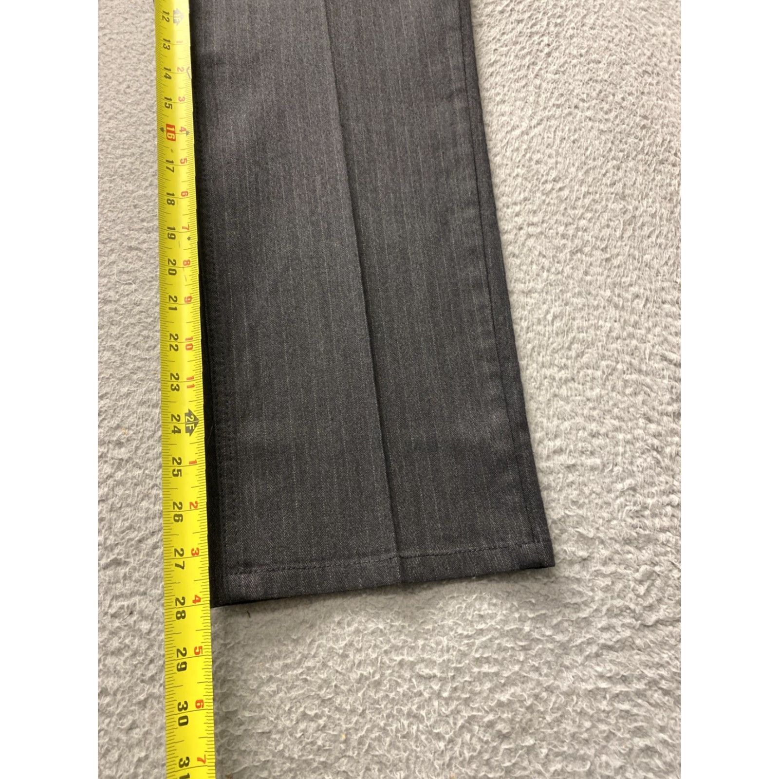 BRAX BRAX Feel Good Pants Mens 38x28 Gray Flat Front Dress Pants Slim/Classic Straight Leg 5-Pocket Comfortable Easy Care N/A Size US 38 / EU 54 - 7 Thumbnail