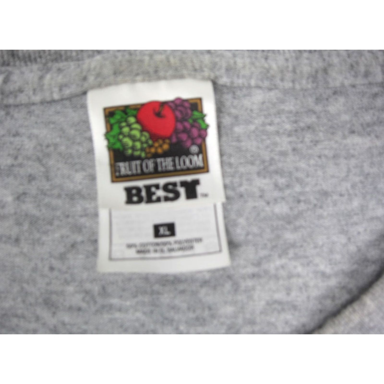 Fruit Of The Loom Vintage Fruit of the Loom Beer Shirt Mens XL Gray Graphic Print 90s Funny Embroidery Crew Neck Short Sleeve T-Shirt Size US XL / EU 56 / 4 - 4 Thumbnail