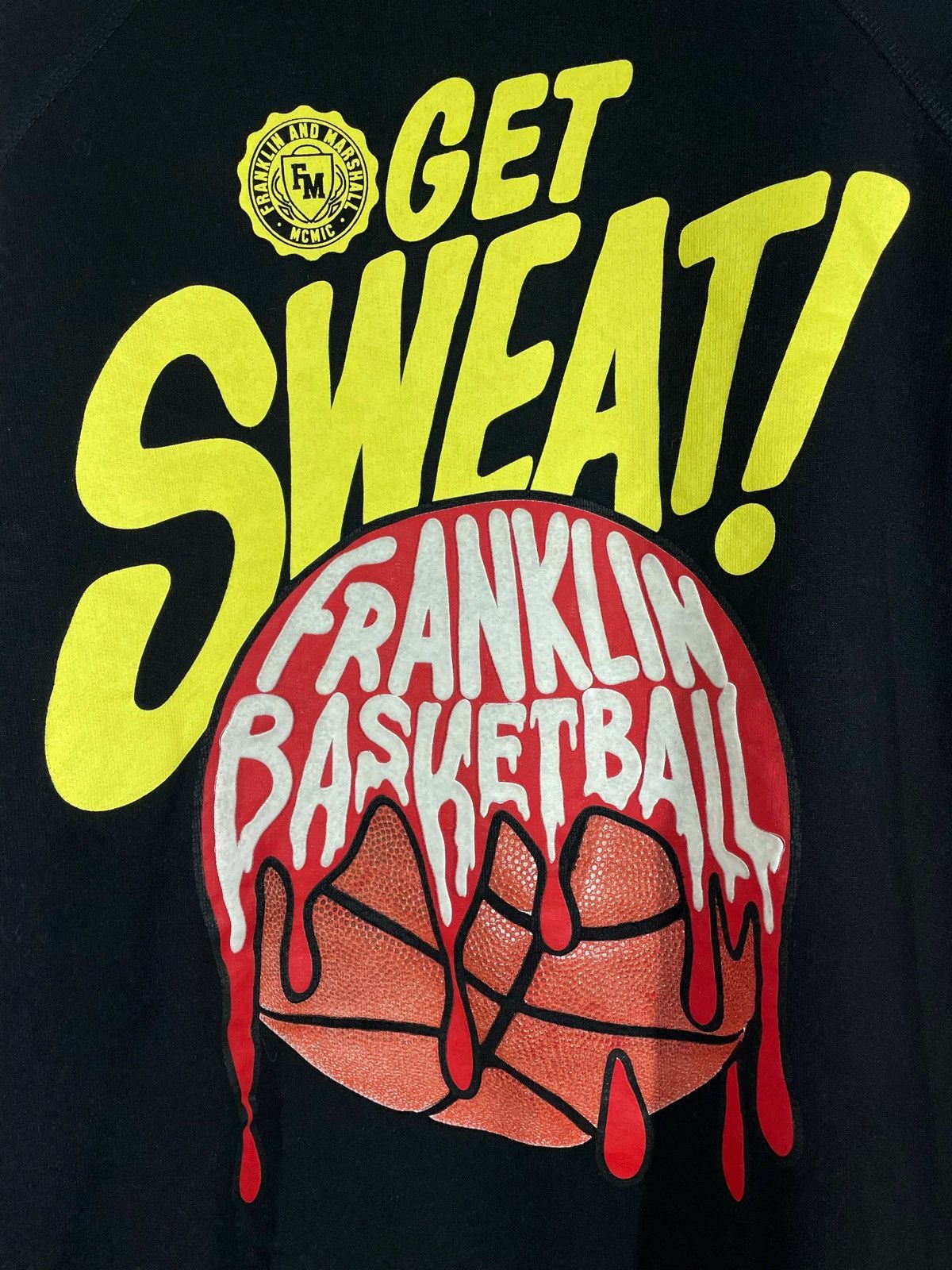 Franklin & Marshall Franklin Marshall Black Sweatshirt Big Logo Italy Size S Size US S / EU 44-46 / 1 - 3 Thumbnail