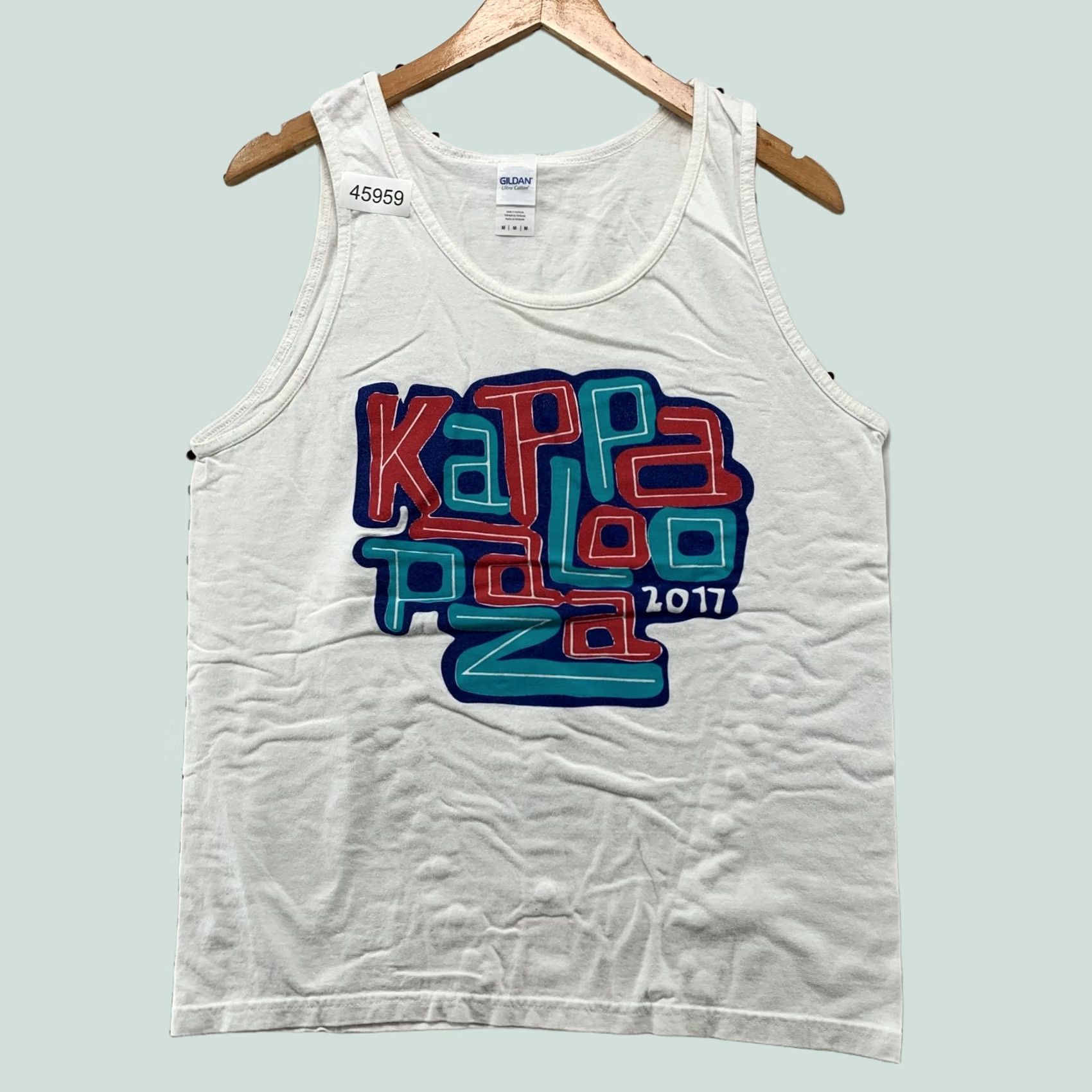 Gildan Dreams In Motion Lolapalooza Tank Shirt Mens M White 2017 Music Festival Sleeveless Size US M / EU 48-50 / 2 - 1 Thumbnail