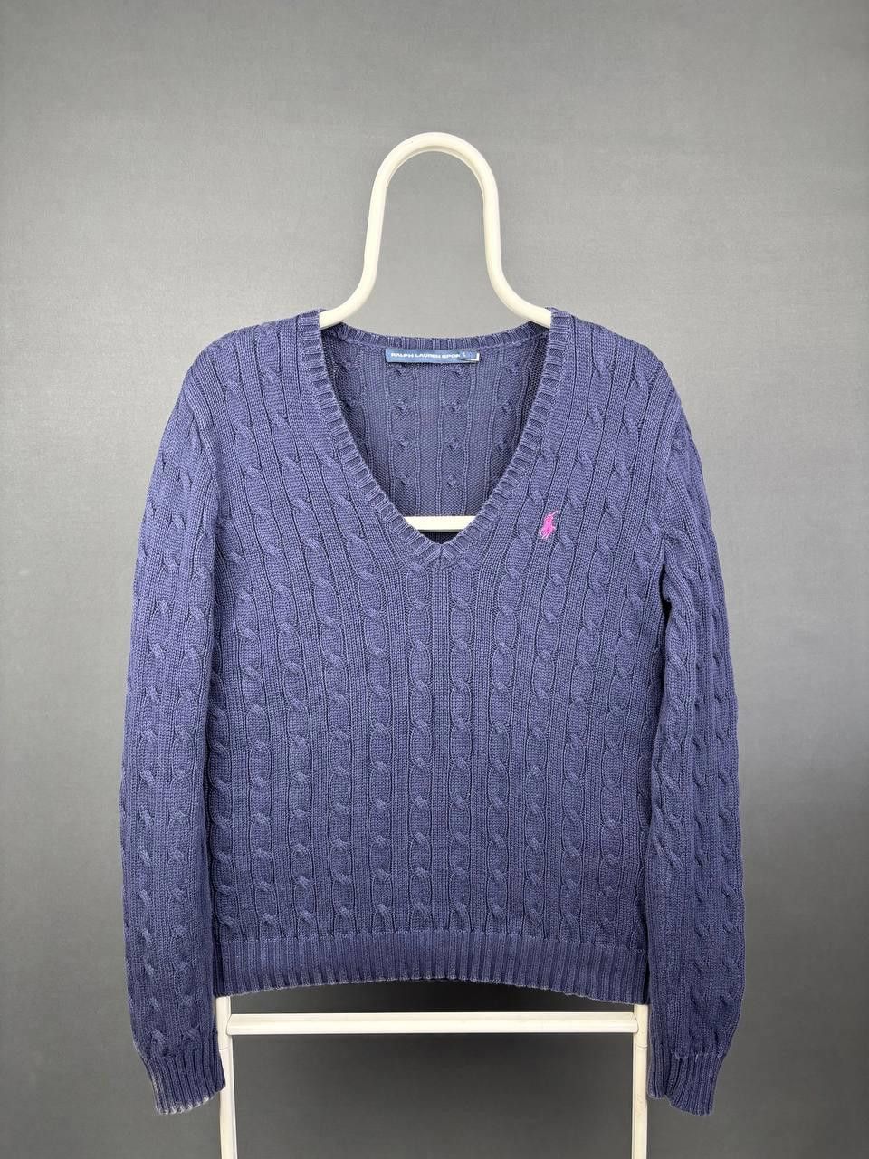 Polo Ralph Lauren Ralph Lauren V-neck Size L Long Sleeve Sweater Vintage Size L / US 10 / IT 46 - 1 Thumbnail