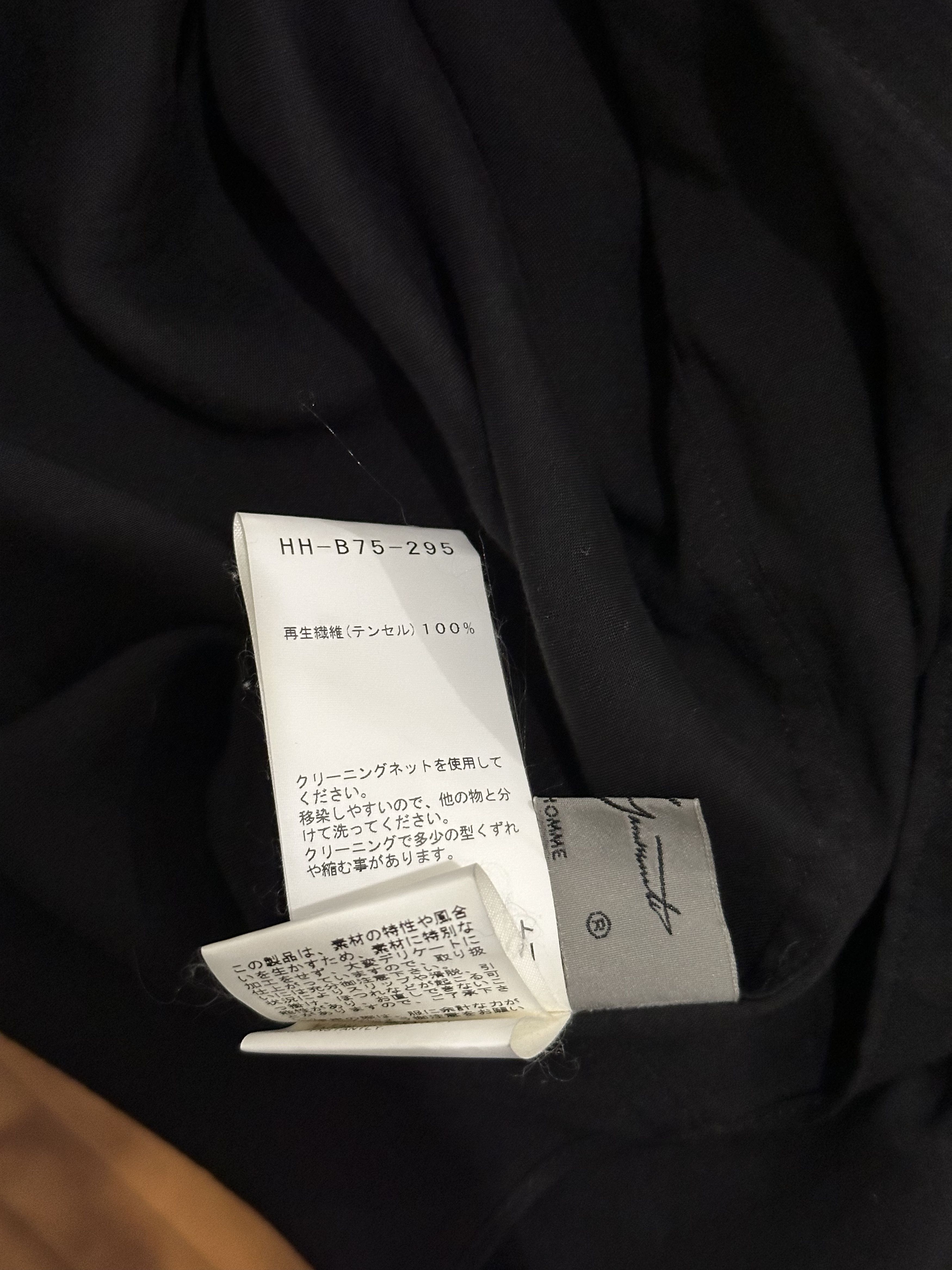 Yohji Yamamoto Yohji Yamamoto Pour Homme Tencel Back letters shirts Size US L / EU 52-54 / 3 - 7 Thumbnail