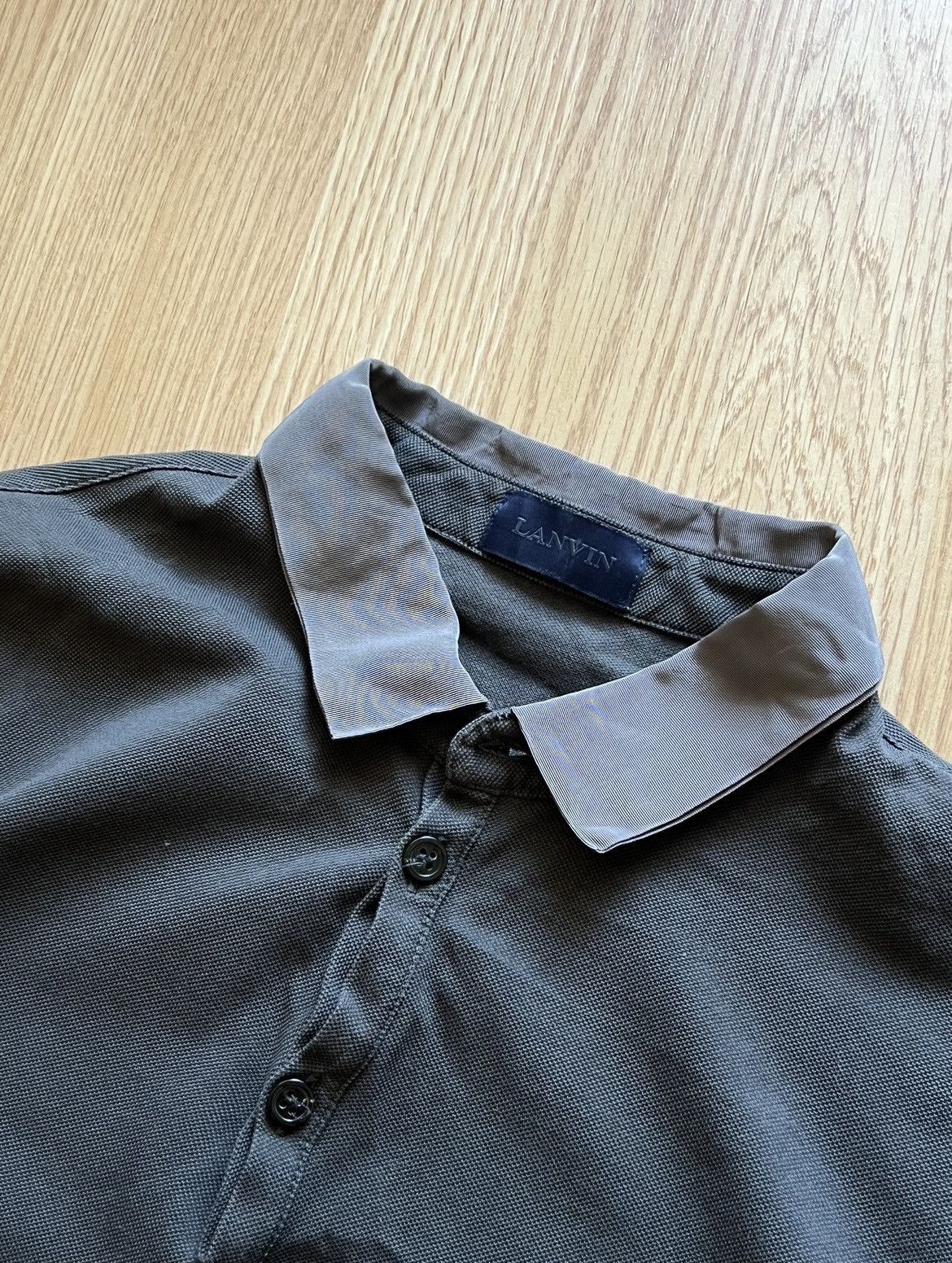 Lanvin Vintage Lanvin Lightweight Polo Nylon Collar Size S Size US S / EU 44-46 / 1 - 3 Thumbnail