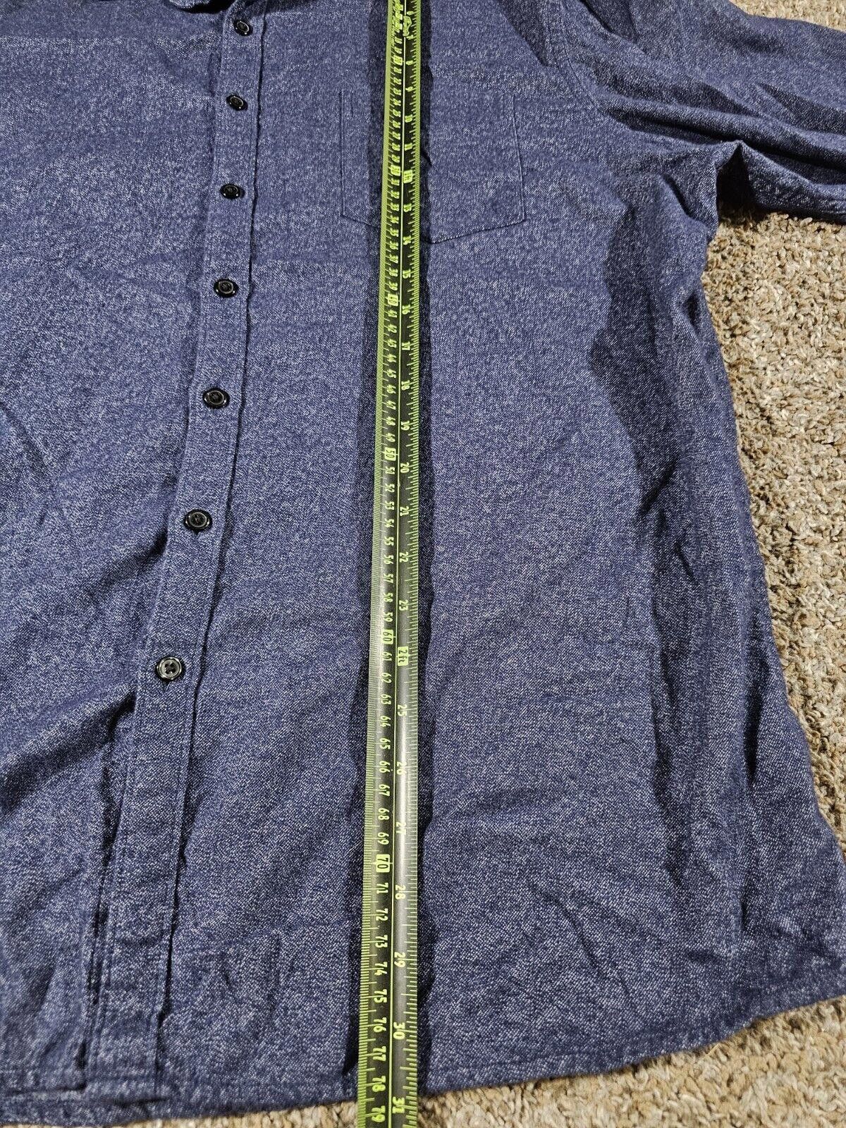 Marc Anthony Marc Anthony slim fit xxl blue denim jean button up shirt Size US XXL / EU 58 / 5 - 6 Thumbnail