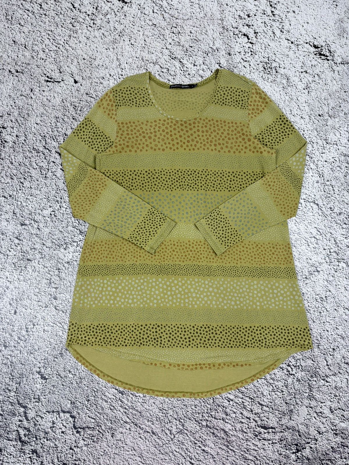 Gudrun Sjoden Gudrun Sjoden Organic Cotton Striped Dot Long Sleeve Tunic L Size L / US 10 / IT 46 - 4 Thumbnail