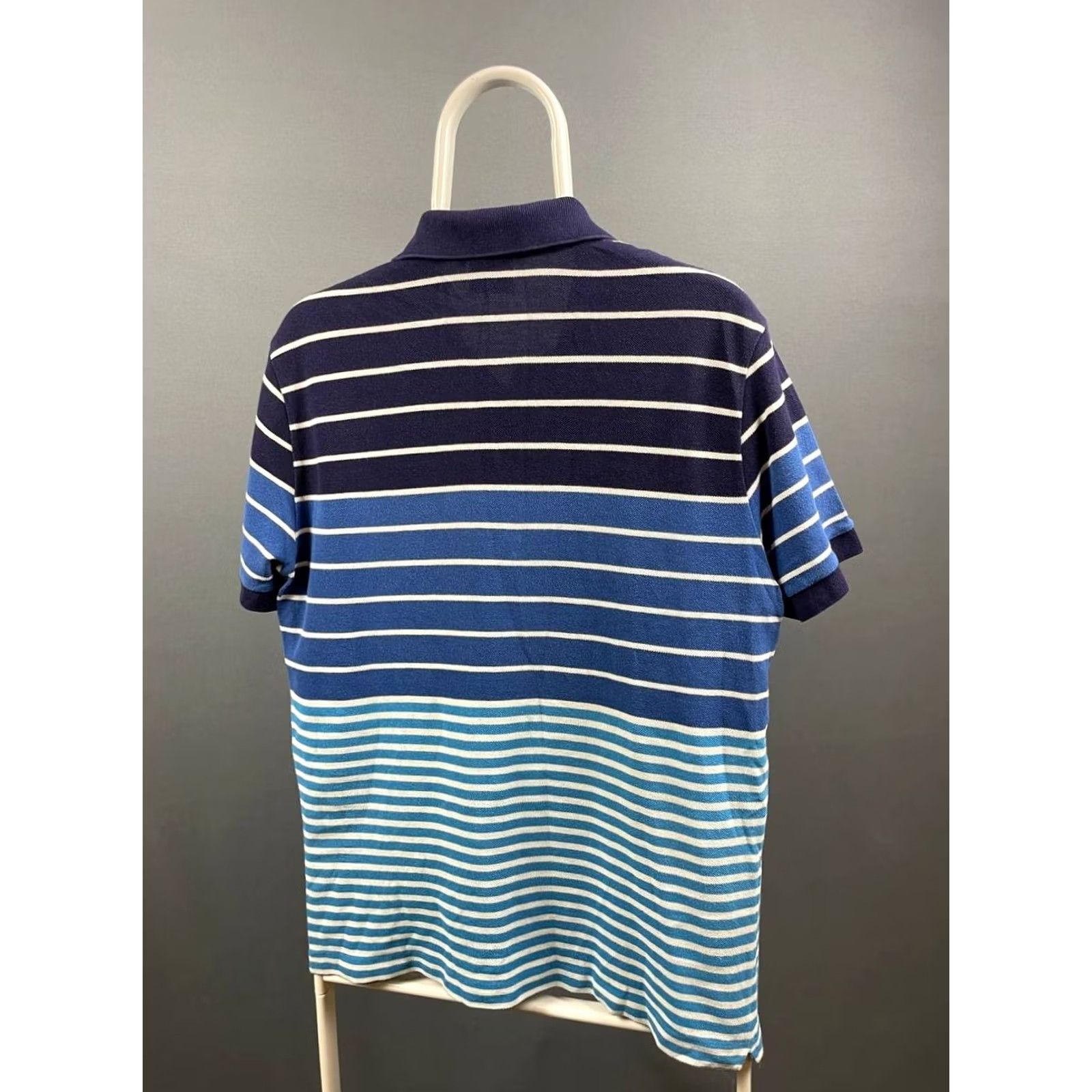 Lacoste Lacoste Polo Shirt Mens Regular Striped Blue Cotton Short Sleeve Size 5 Polo Shirt Mens Regular Blue Striped Cotton Short Sleeve Size US S / EU 44-46 / 1 - 2 Thumbnail