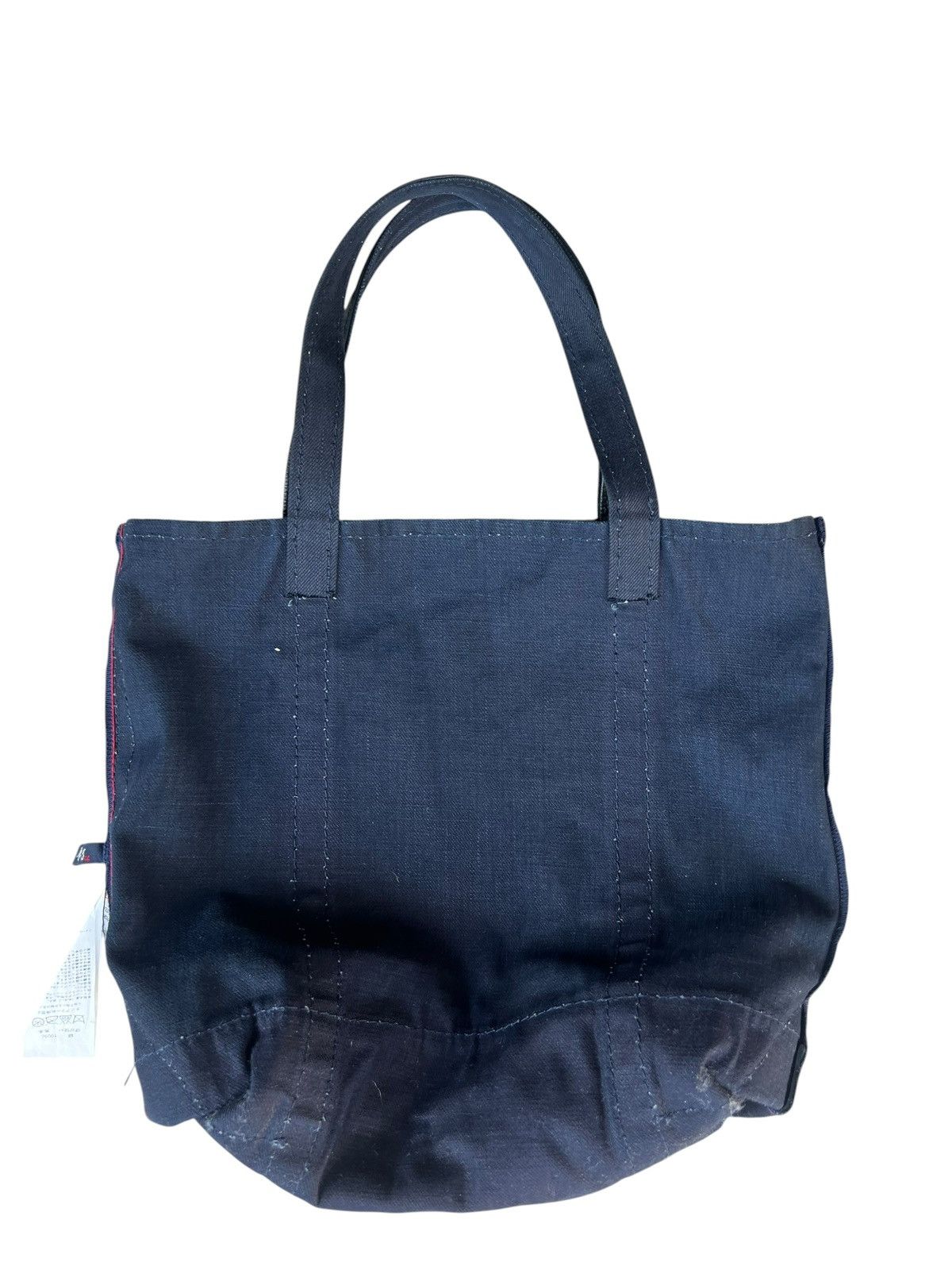 45rpm Vintage 45rpm Indigo Dyed Denim + Leather Tote Bag Size ONE SIZE - 19 Thumbnail