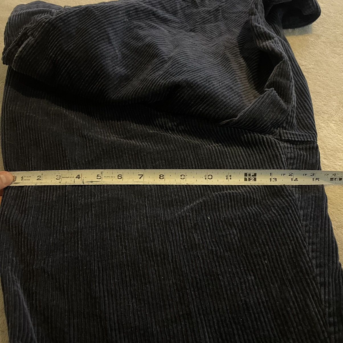 Hunt Club Vintage 90s Hunt Club Mens 44x32 Corduroy Pants Navy Blue Size US 40 / EU 56 - 11 Thumbnail
