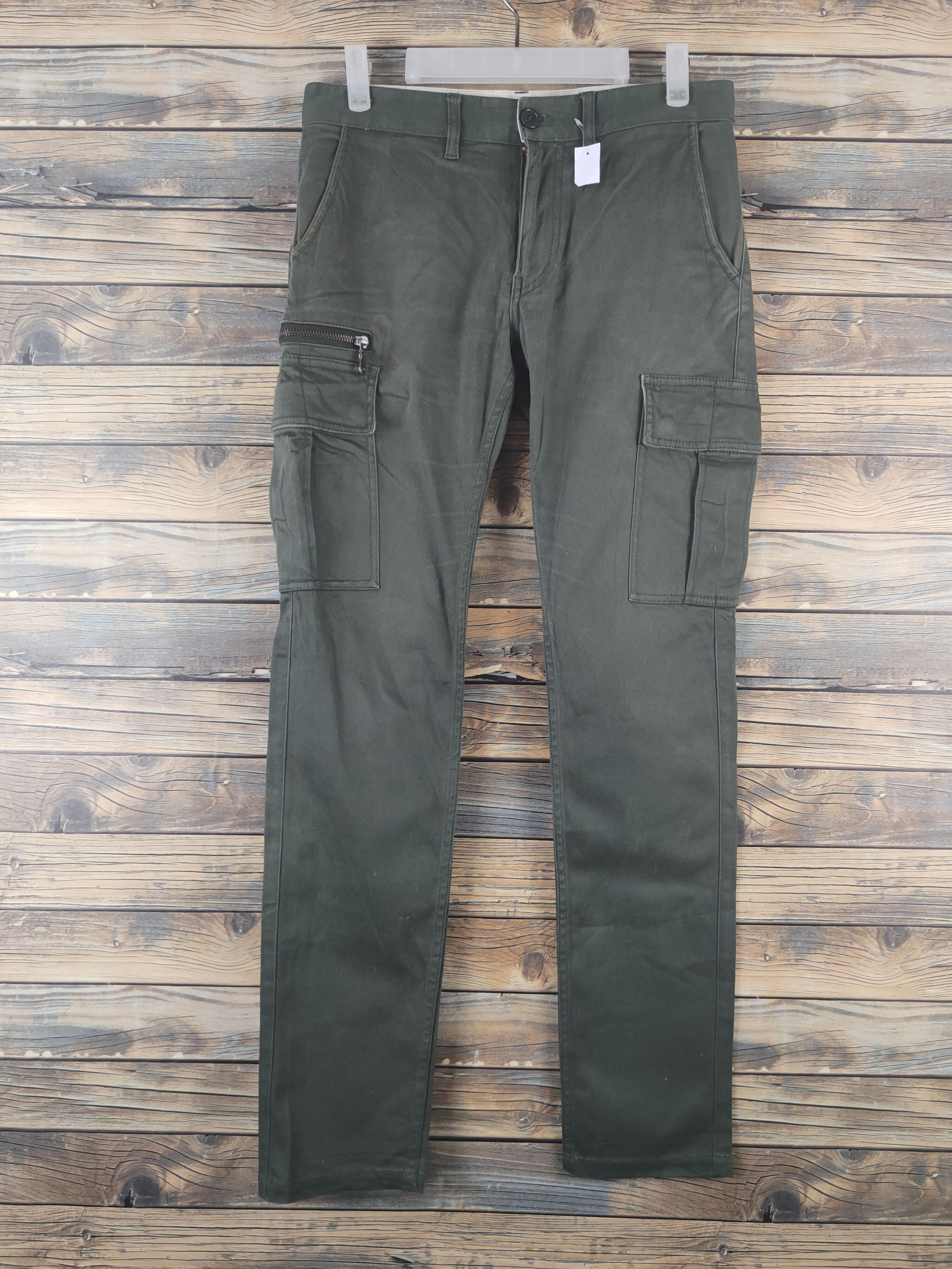 DL TK Mixpice Dark Green Multipocket Cargo Pants #1919