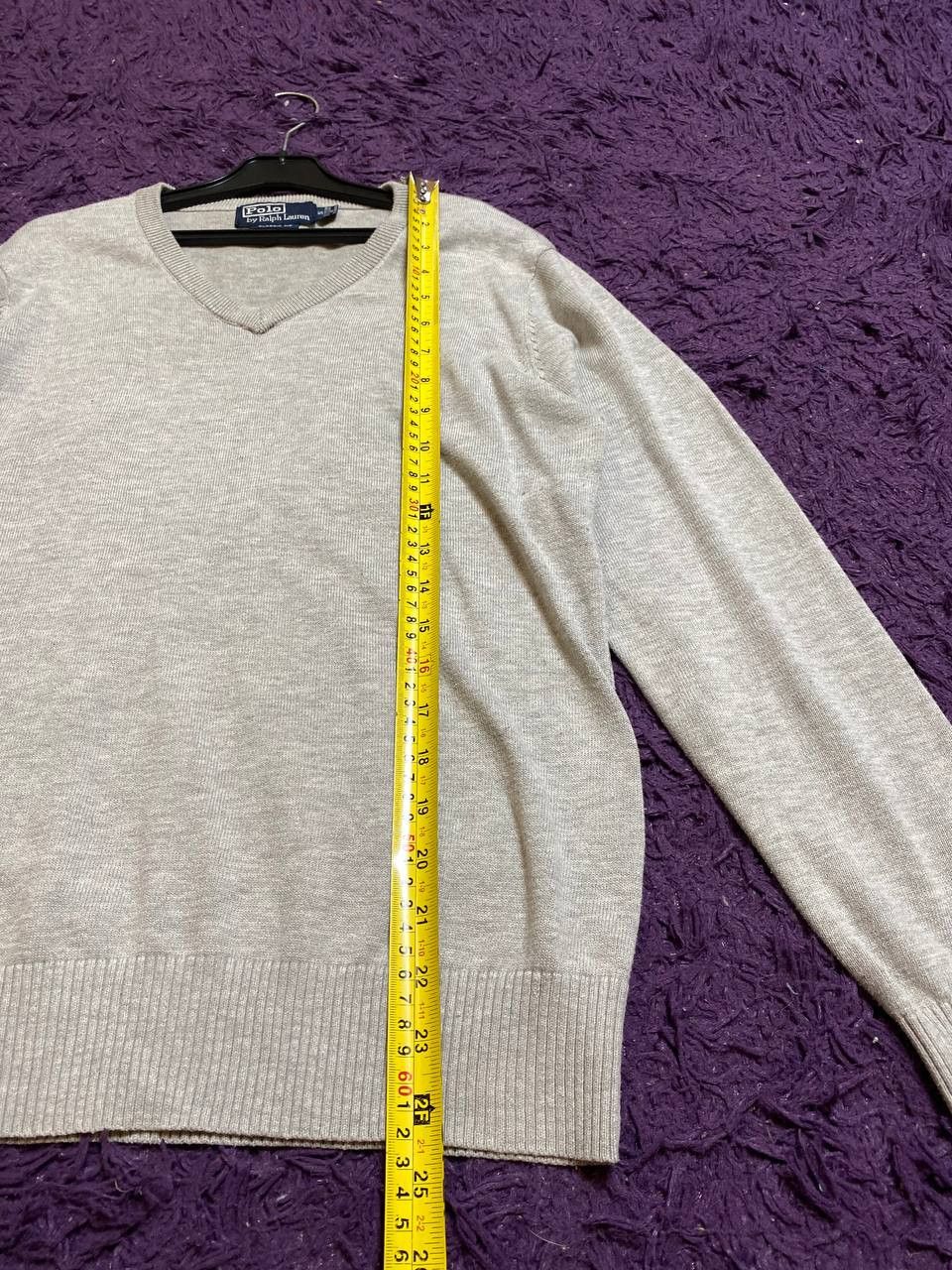 Polo Ralph Lauren Vintage gray Sweaters Polo Ralph Lauren logo crazy Y2K Size US S / EU 44-46 / 1 - 13 Thumbnail