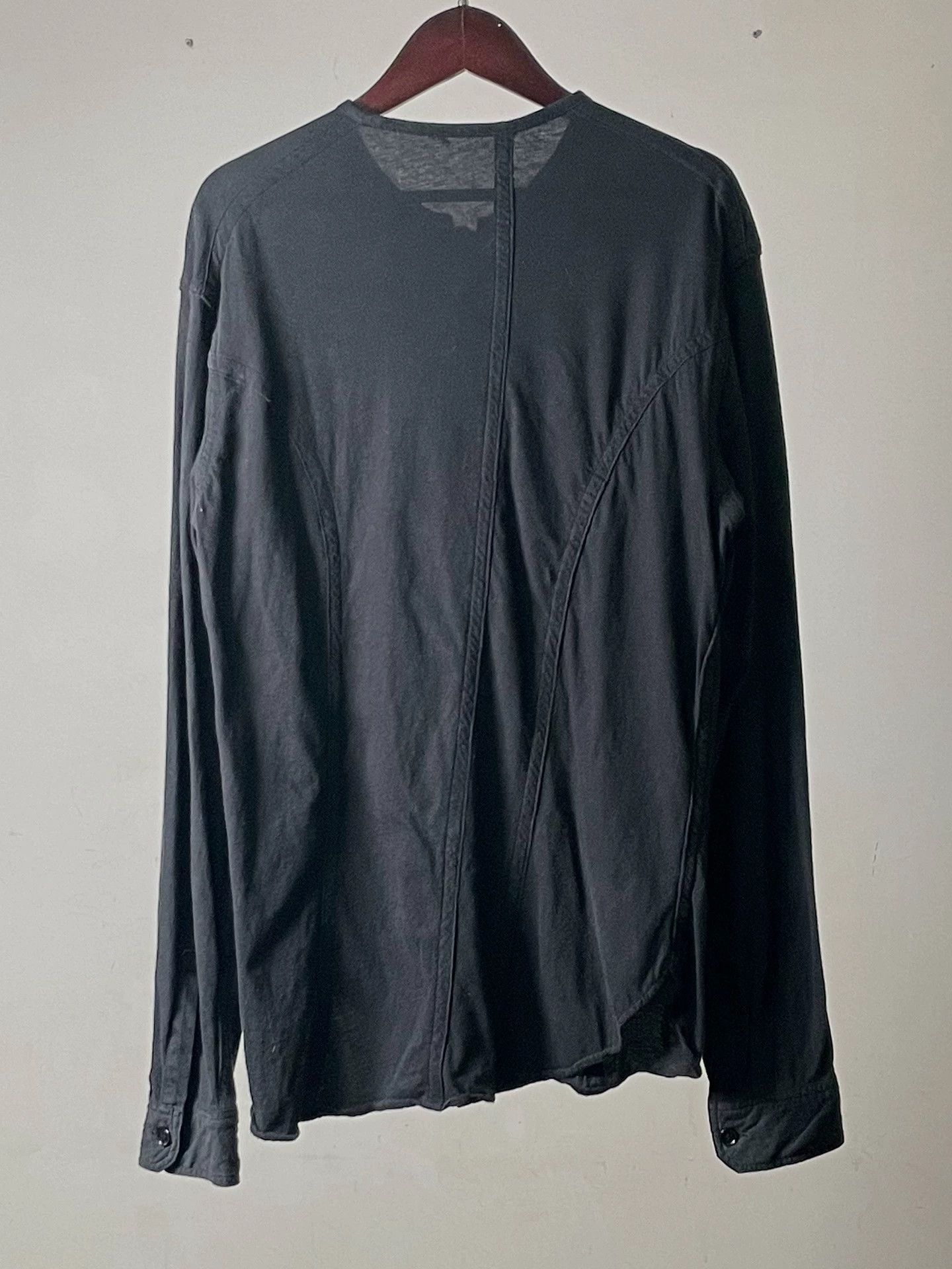 Yohji Yamamoto Yohji Yamamoto PourHomme S/S12 Stand Collar Shirt Size US M / EU 48-50 / 2 - 6 Thumbnail