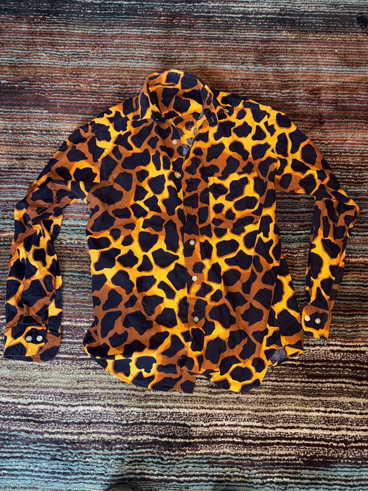 Vintage Vintage leopard print button up L/S Size US M / EU 48-50 / 2 - 1 Thumbnail