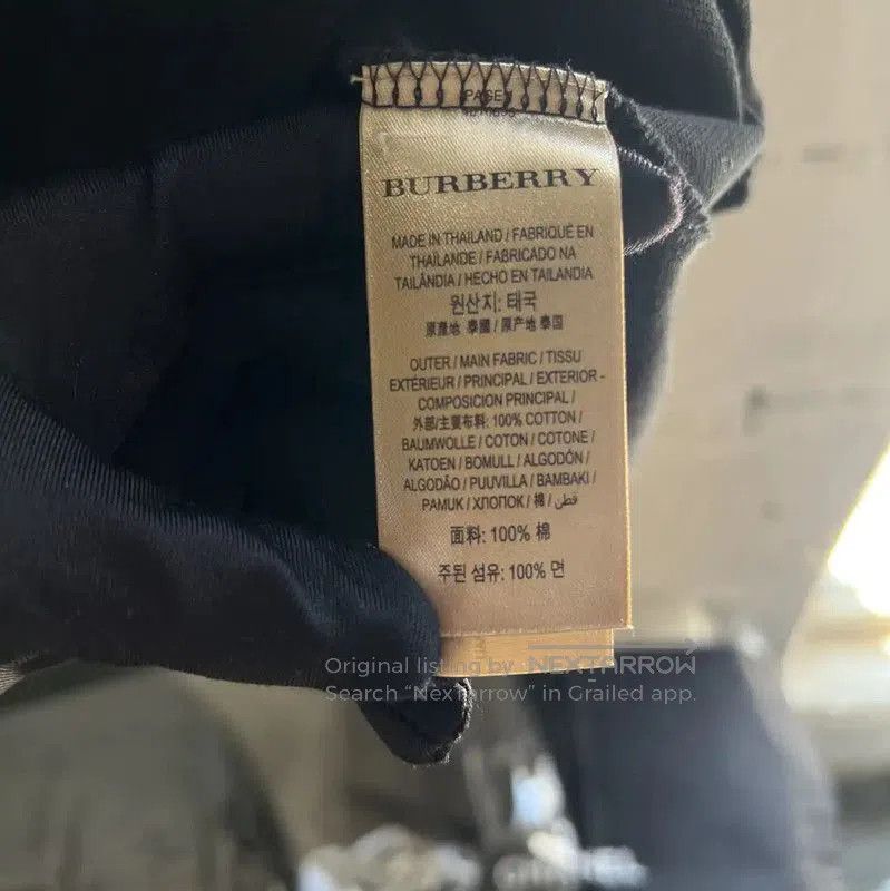 Burberry Burberry Black Cotton Men's Polo Shirt. Size US L / EU 52-54 / 3 - 5 Thumbnail