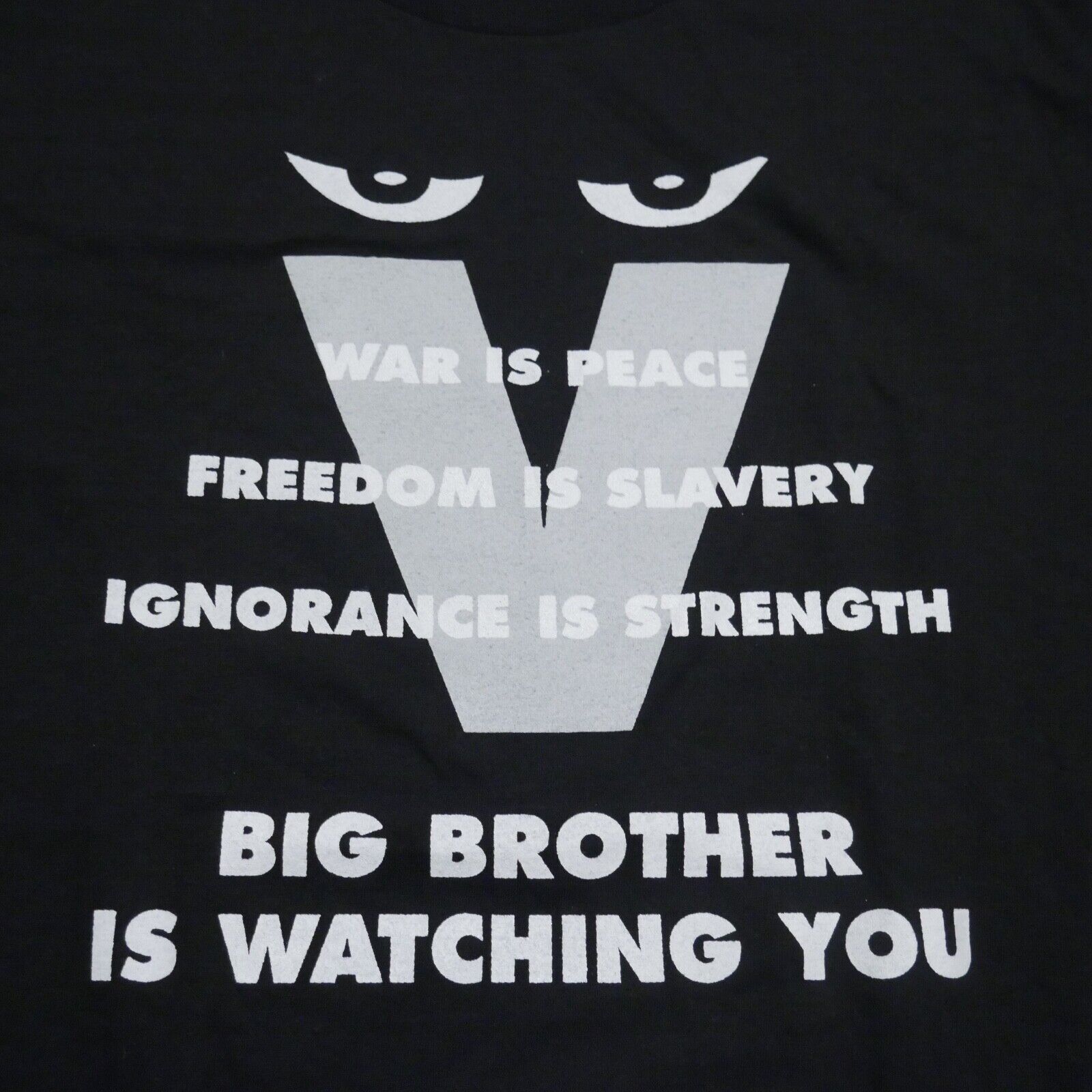 Delta Vintage V For Vendetta Movie Promo George Orwell T Shirt XL Size US XL / EU 56 / 4 - 11 Thumbnail