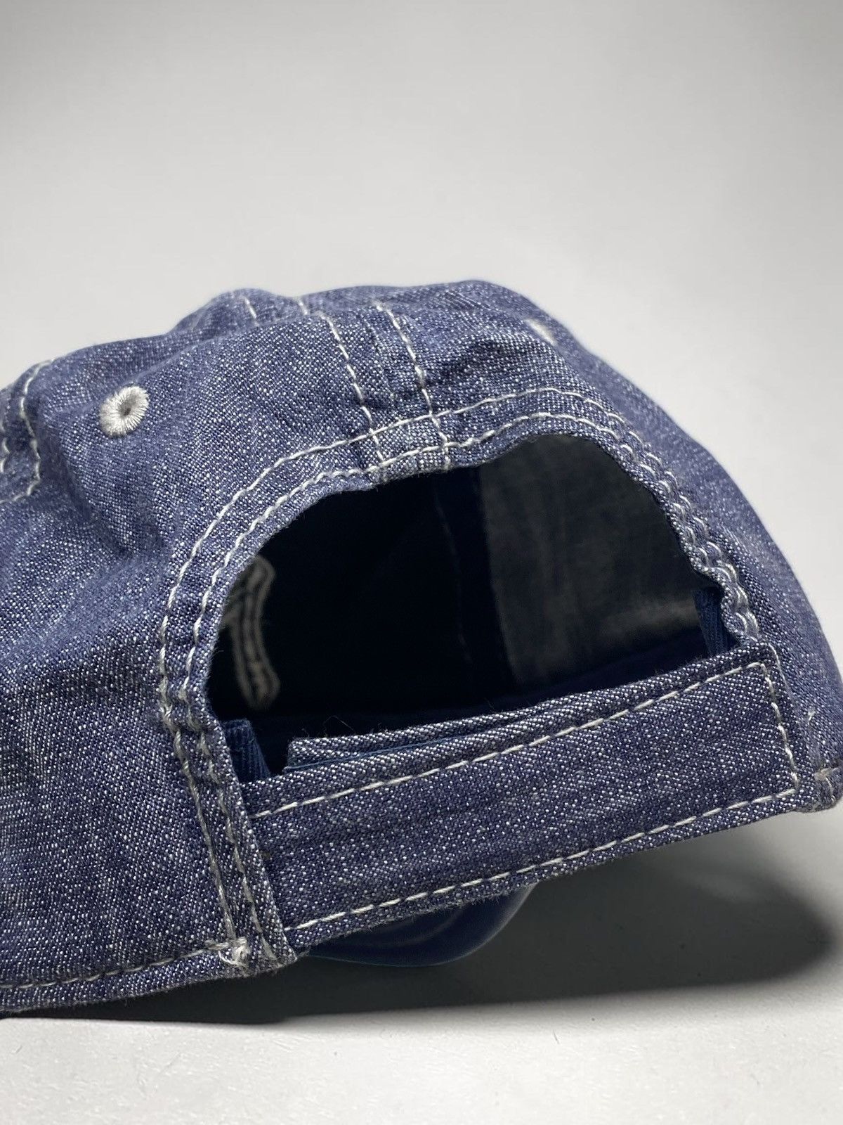 New York Yankees Vintage 90s New York Yankees Denim Cap SnapBack y2k Size ONE SIZE - 8 Thumbnail