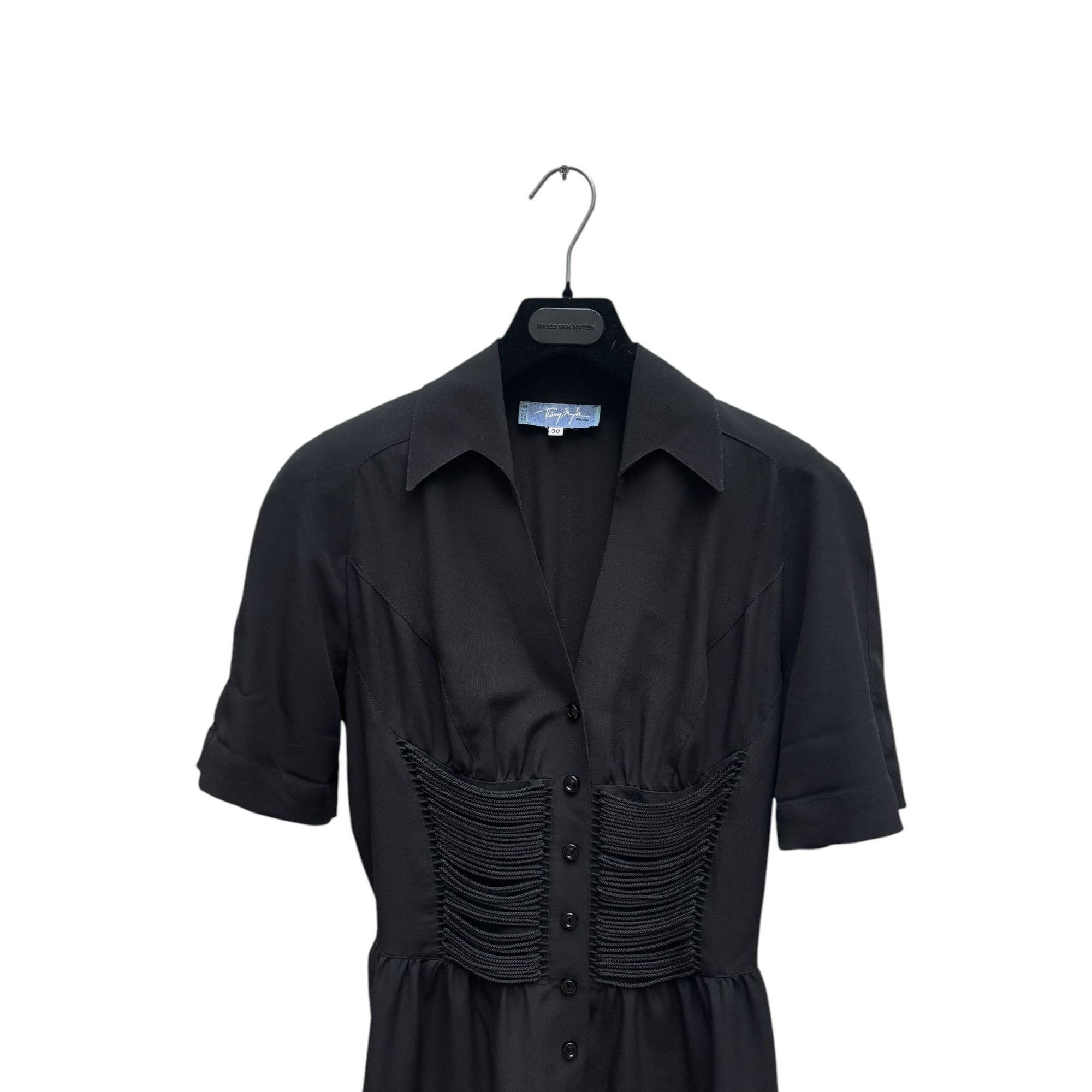 Thierry Mugler Vintage 1980s Black Dress Size M / US 6-8 / IT 42-44 - 2 Thumbnail