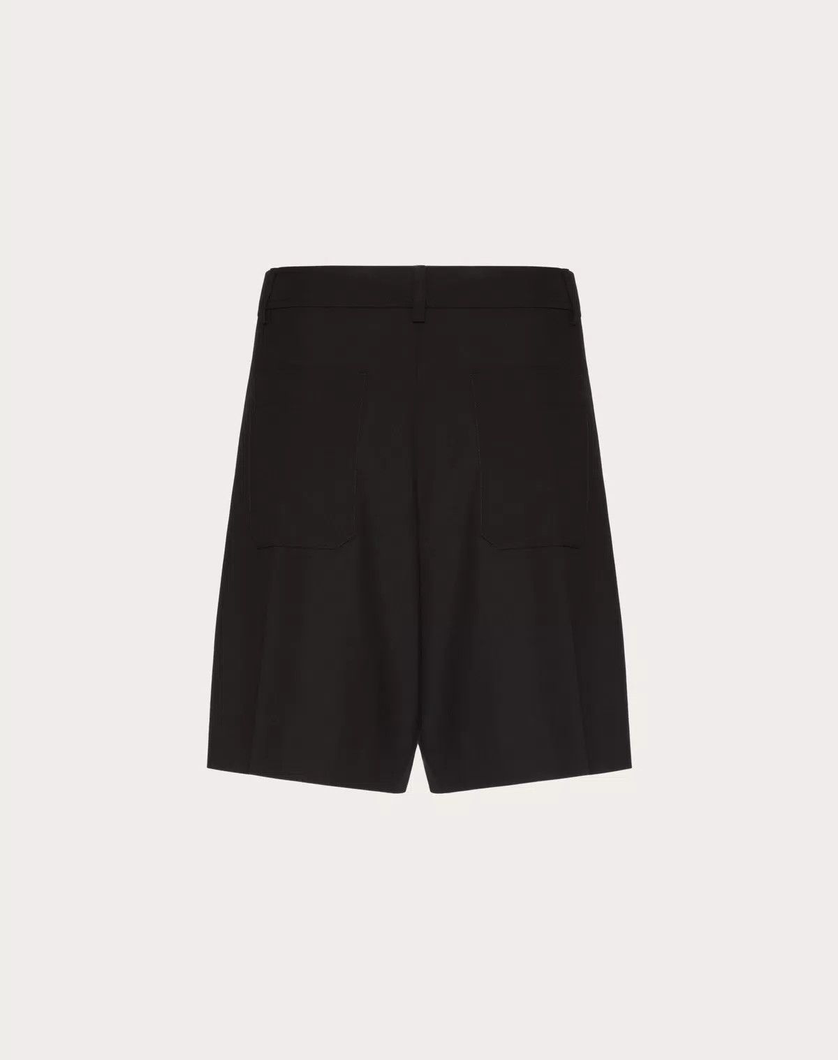 Valentino oc11z0725 Wool Bermuda Shorts in Black Size US 32 / EU 48 - 2 Thumbnail