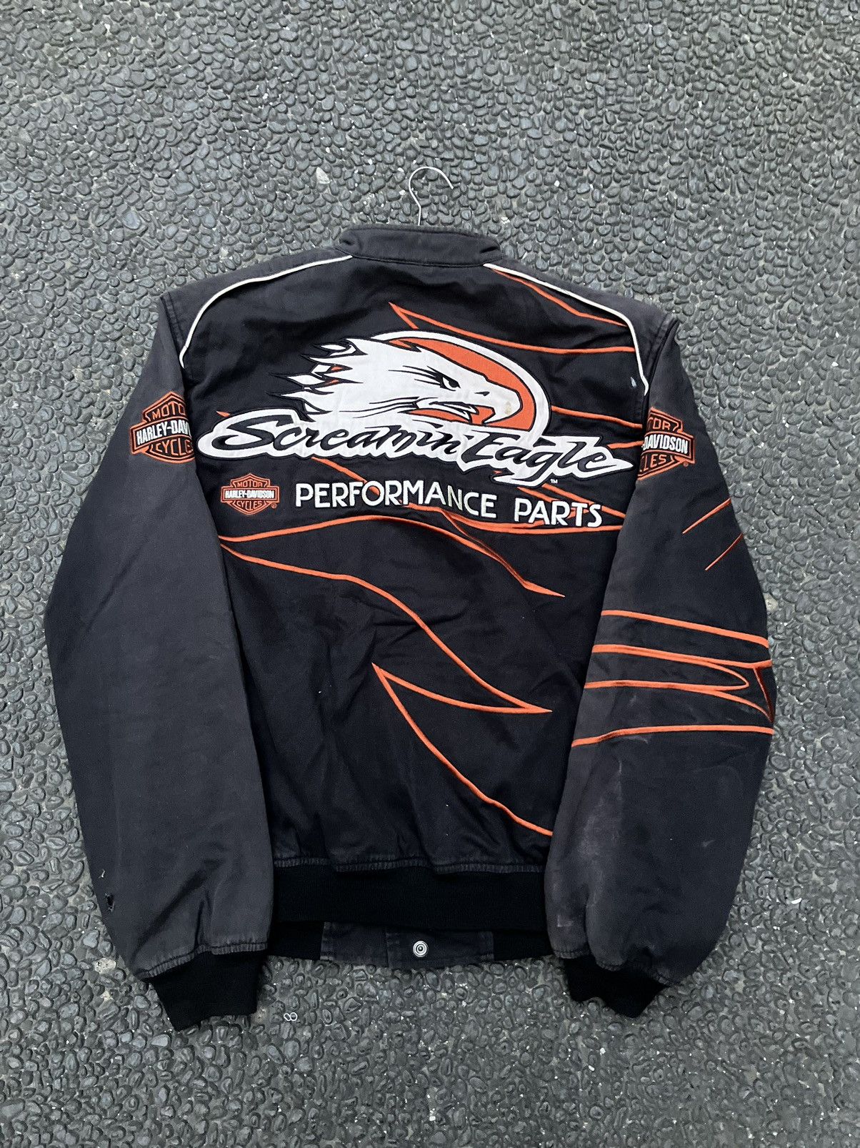 Harley Davidson × Vintage Y2k Harley Davidson Screamin’ Eagle Race Jacket Size US L / EU 52-54 / 3 - 1 Thumbnail