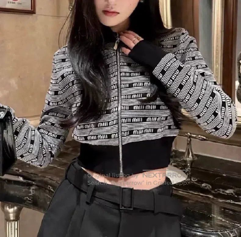 Miu Miu Miu Miu 38 Full logo cardigan Size S / US 4 / IT 40 - 6 Thumbnail