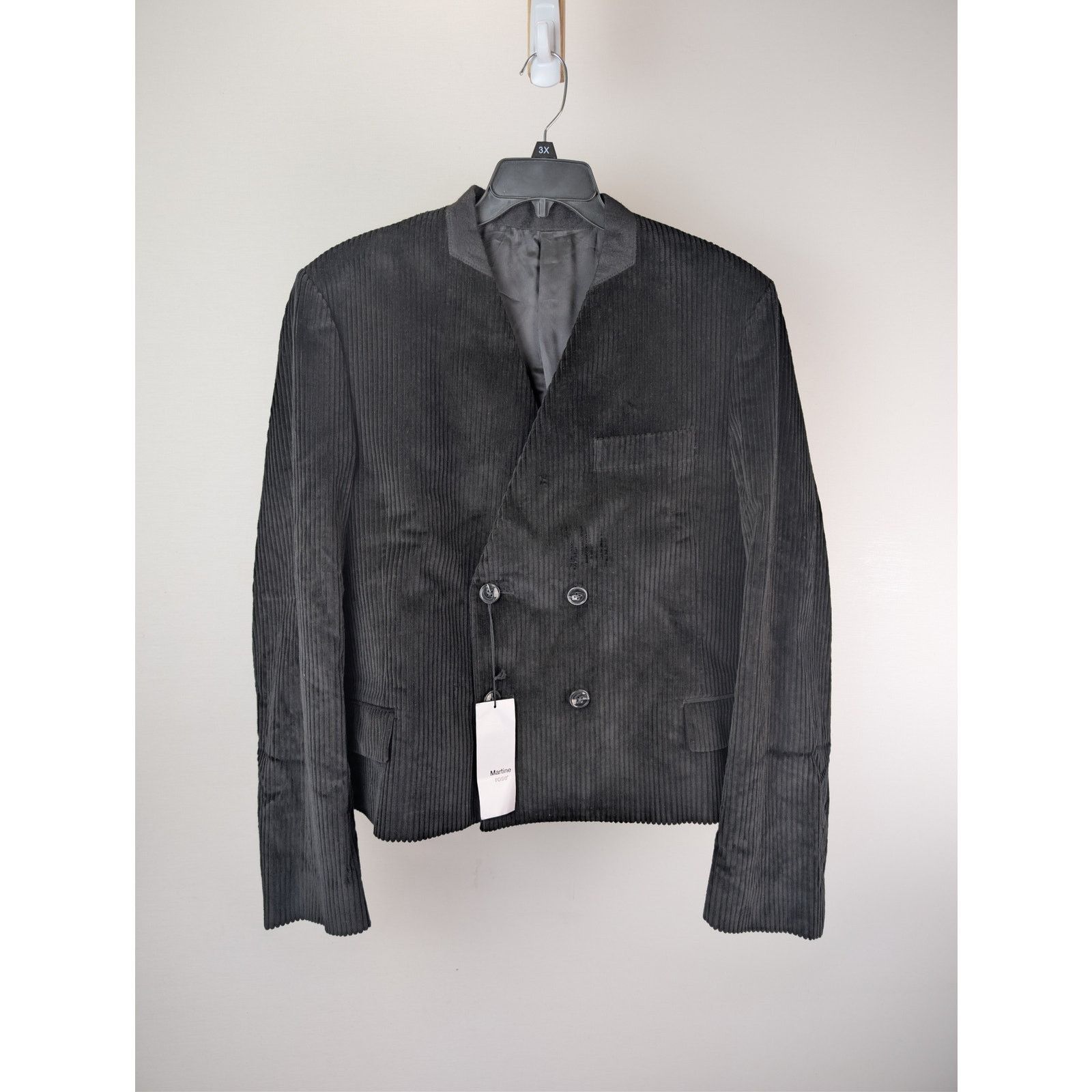 Martine Rose o1rshd1 Cropped DB Blazer Jacket in Black Size US M / EU 48-50 / 2 - 2 Thumbnail