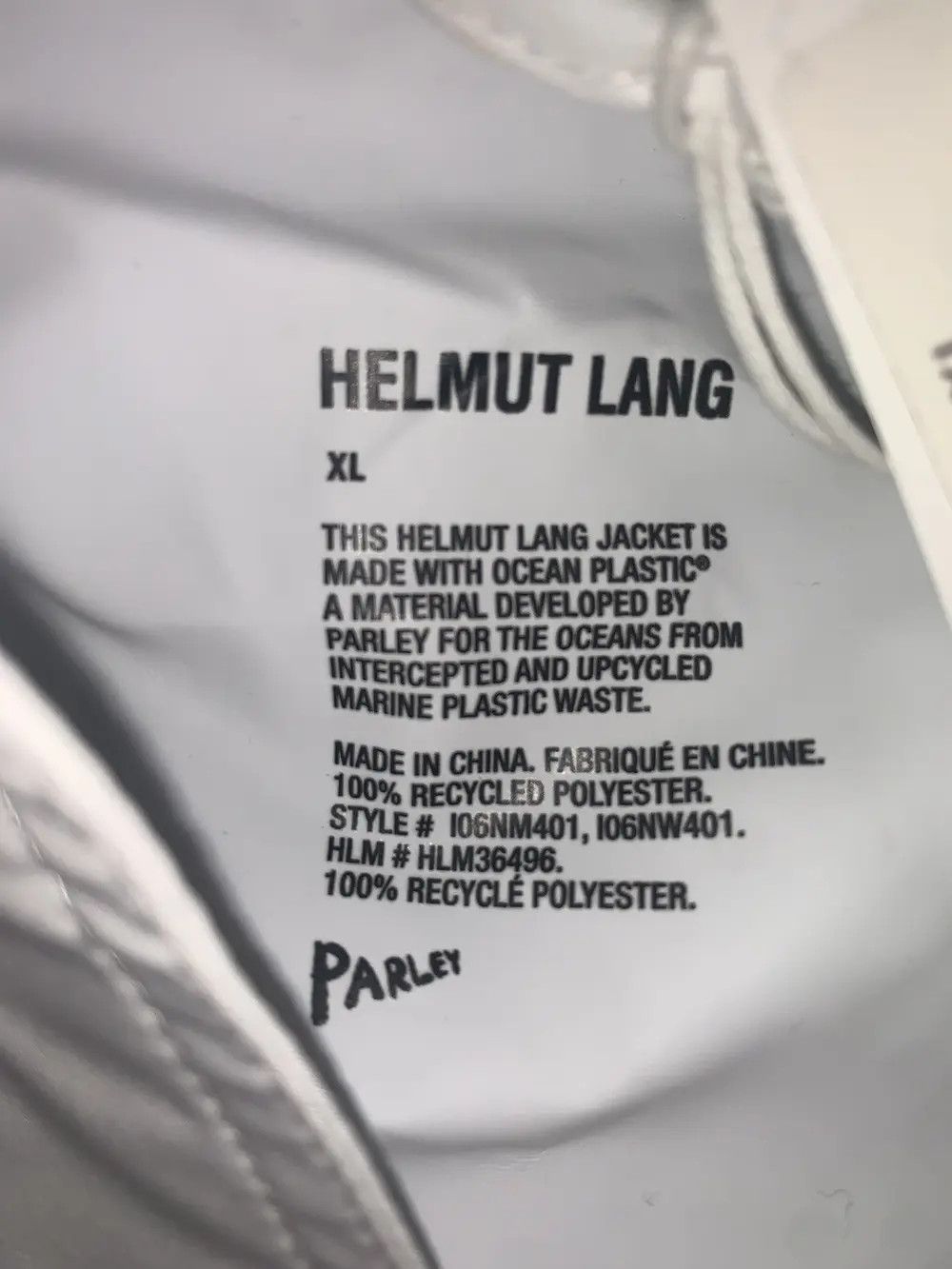 Helmut Lang Helmut Lang HOODED Raincoat XL White Size US XL / EU 56 / 4 - 4 Thumbnail