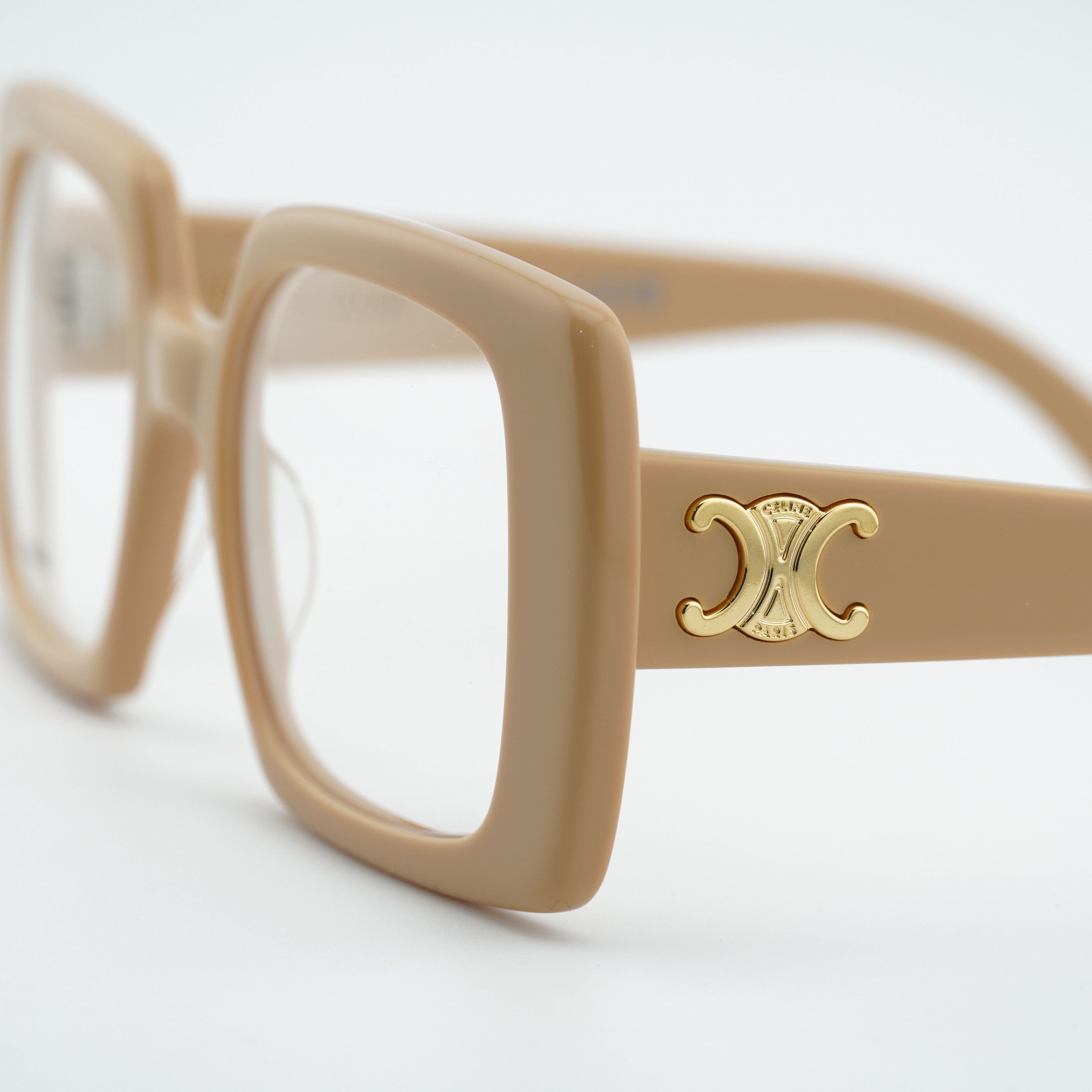 Celine Celine CL50121I 057 Eyeglasses Nude 51mm Square Frame Size ONE SIZE - 2 Thumbnail