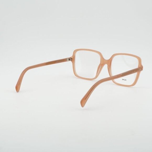 Celine Celine CL50076I 074 Eyeglasses Flamed Havana 57mm Square Size ONE SIZE - 9 Thumbnail