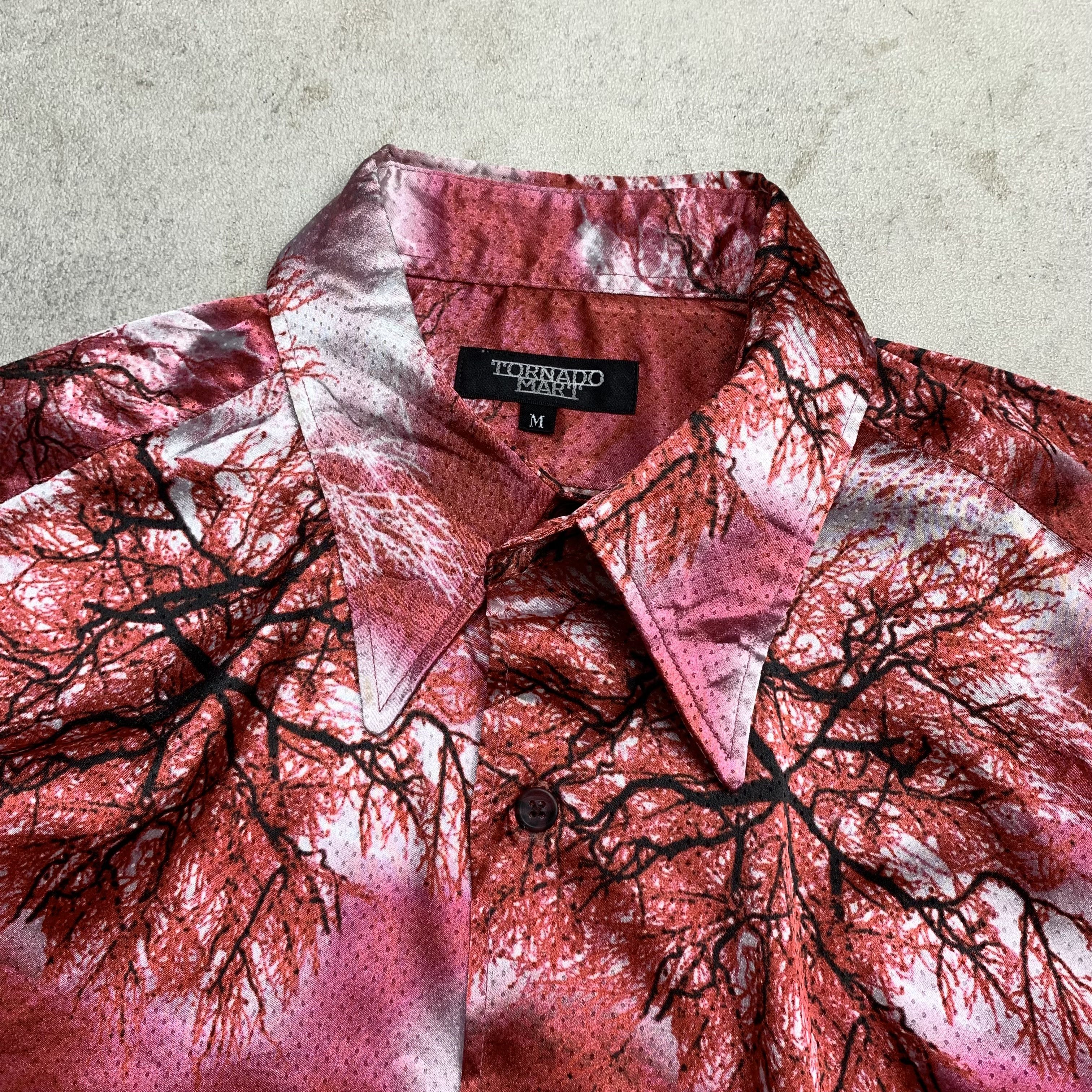 Tornado Mart Tornado Mart Sakura Blossom Print Button-Up Shirt Size US M / EU 48-50 / 2 - 4 Thumbnail