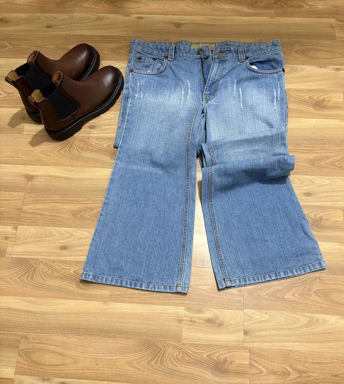 Japanese Brand VTG x Blue Coral x Bootcut Jeans Size US 38 / EU 54 - 4 Thumbnail