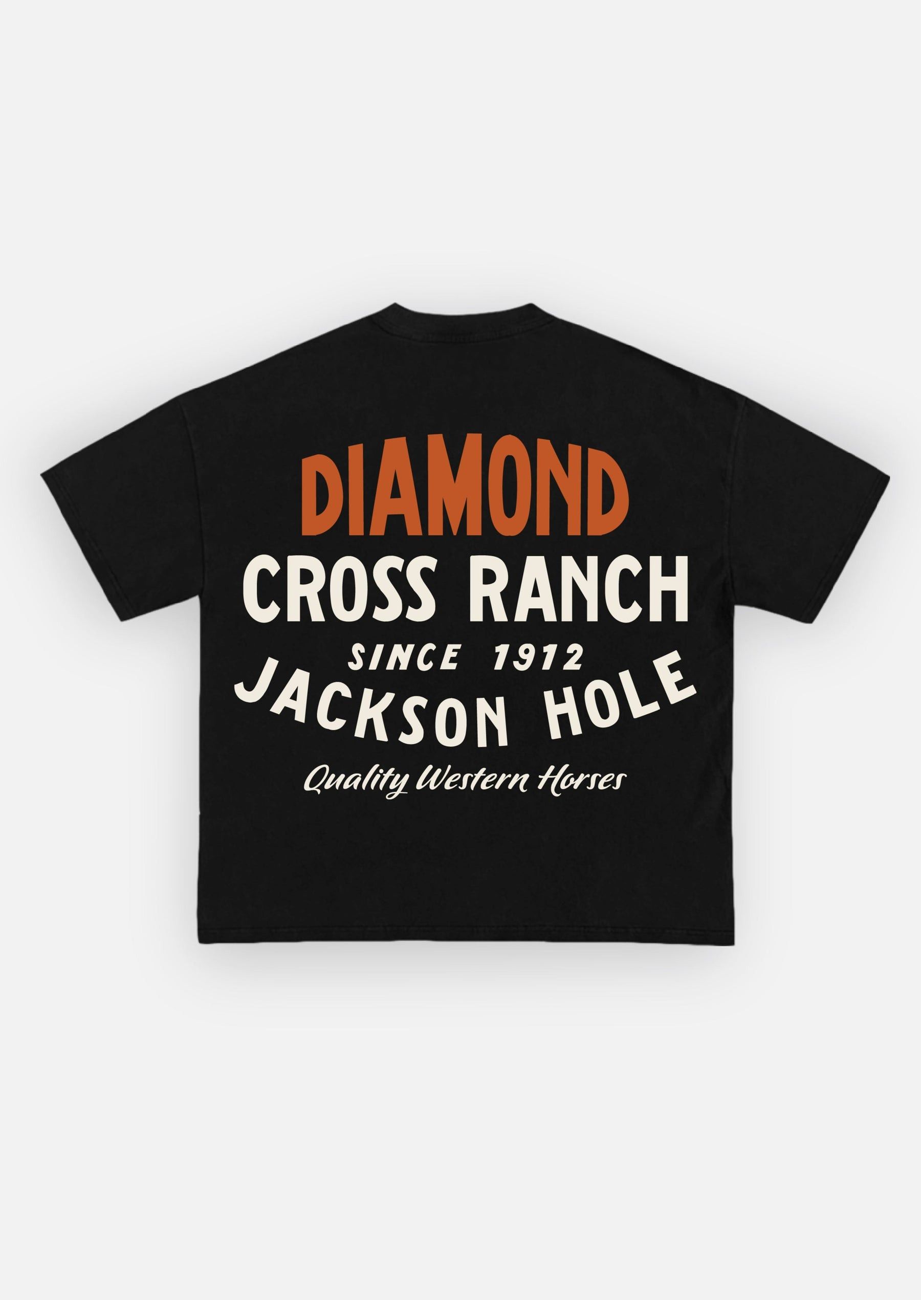 image of Diamond Cross Ranch Jackson Hole Wyoming Campfire Hero in Black, Men's (Size XL)