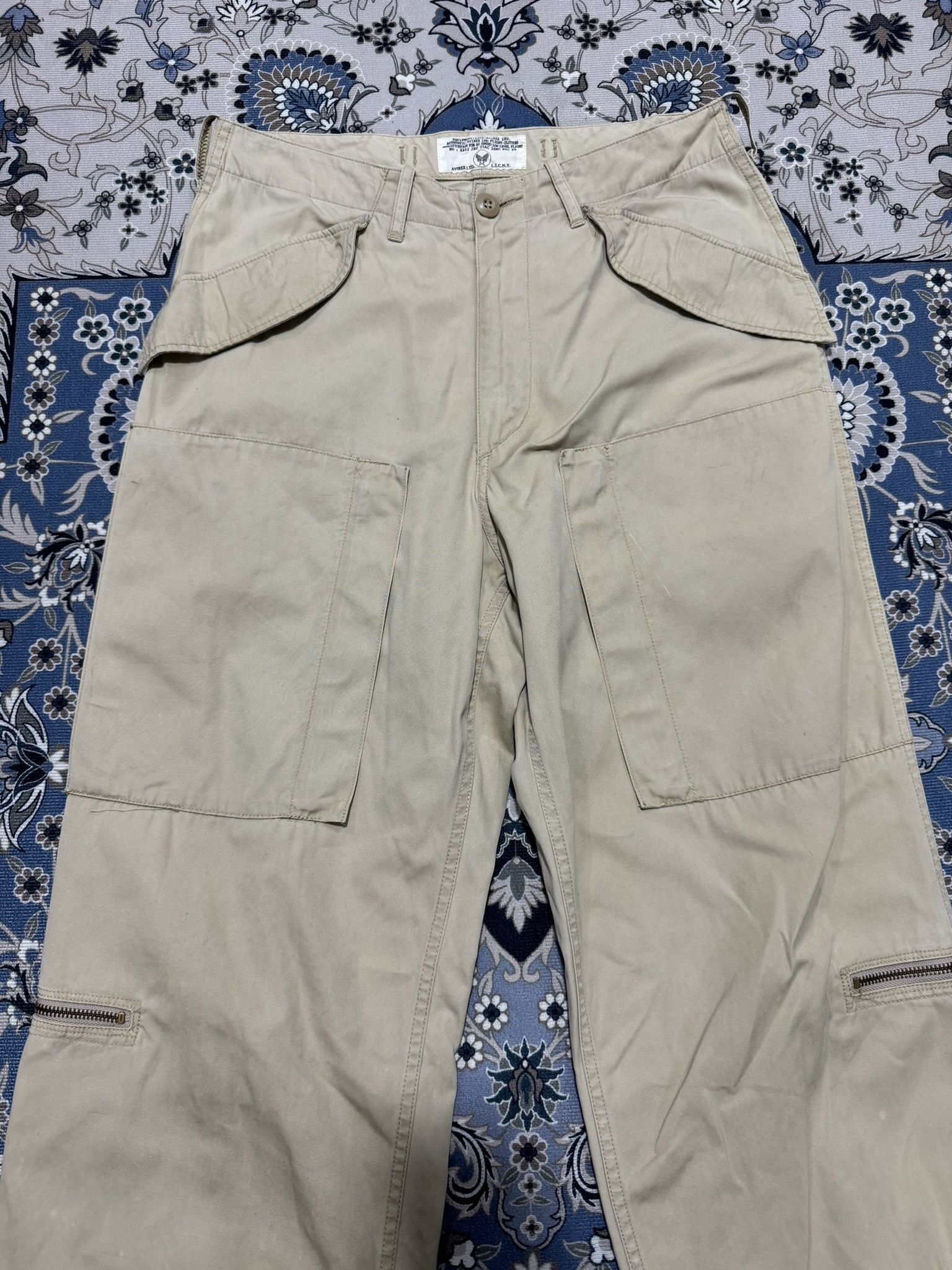 Avirex Avirex Tactical Military Parachute Cargo Pants Vuja De Size US 31 - 3 Thumbnail