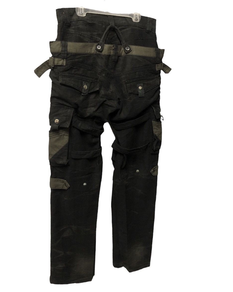 If Six Was Nine × Japanese Brand × Le Grande Bleu (L.G.B.) BLUE INC BONDAGE PANT MULTI POCKET CARGO STYLE DOUBLE WAIST Size US 30 / EU 46 - 13 Thumbnail