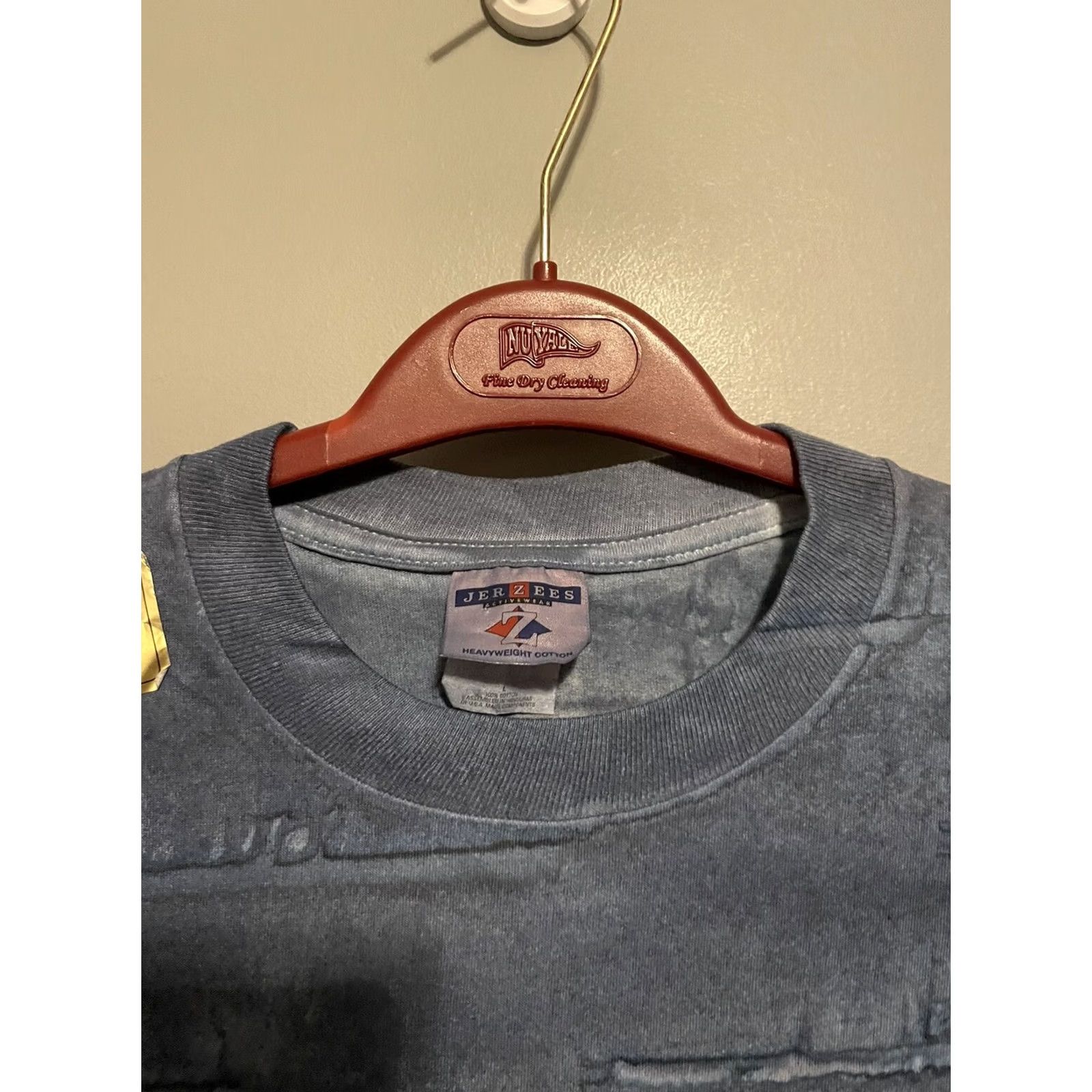 Jerzees VINTAGE USS Missouri Naval Ship Shirt L Military Pearl Harbor Blue Jerzees Short Sleeve Cotton Graphic Tee Mens Size US L / EU 52-54 / 3 - 4 Thumbnail