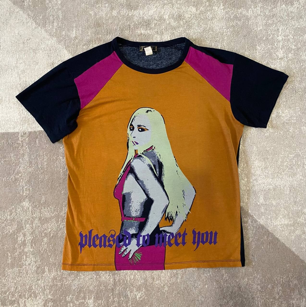 Versace Versace Archive 1990s Donatella Versace Pop Men’s T-Shirt Size US L / EU 52-54 / 3 - 2 Thumbnail