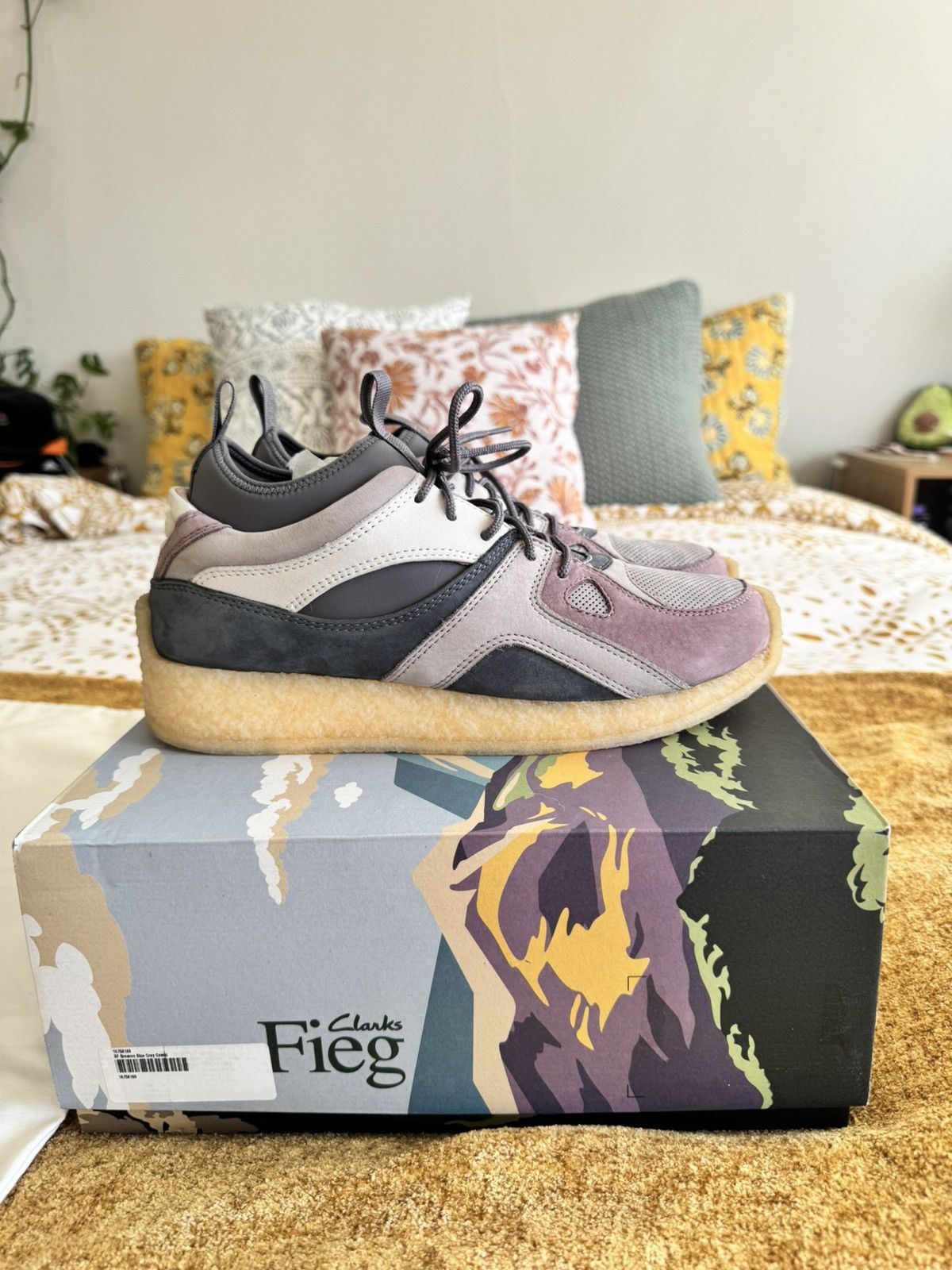 Clarks × Kith DEADSTOCK! Ronnie Fieg for Clarks Breacon - Purple Grey Size US 7.5 / EU 40-41 - 3 Thumbnail