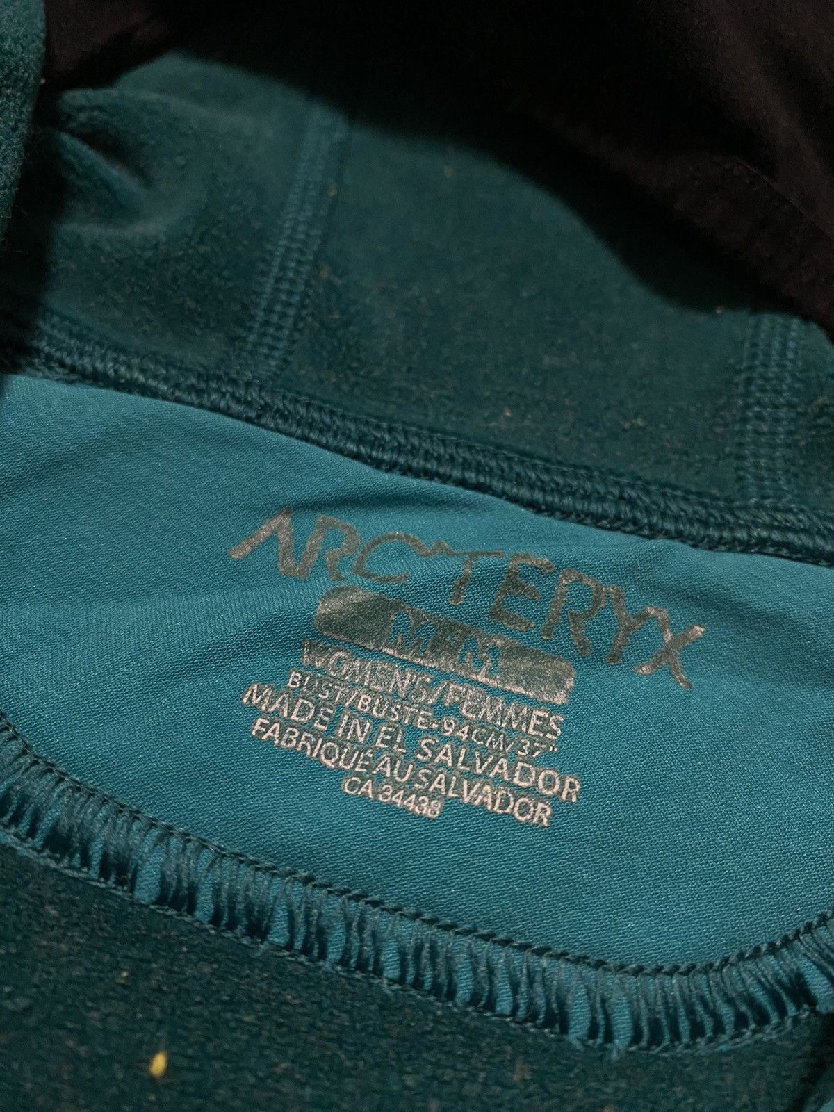 Arc'teryx Vintage Arcteryx Fleece Zip Hoodie Jacket Turquoise Polartac Size M / US 6-8 / IT 42-44 - 3 Thumbnail