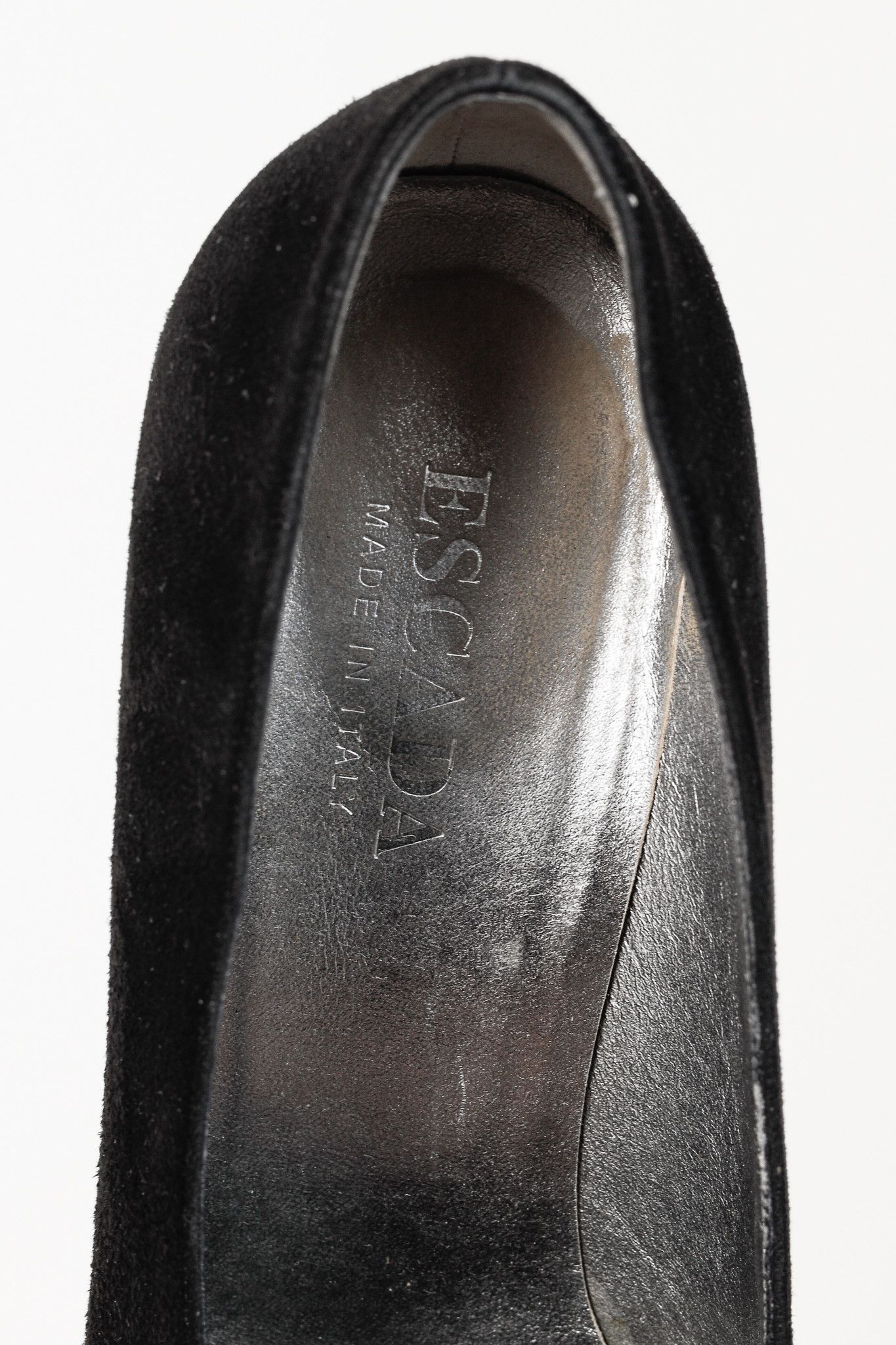 Escada Escada Black Suede and Purple Patent Pumps Size US 7.5 / IT 37.5 - 9 Thumbnail