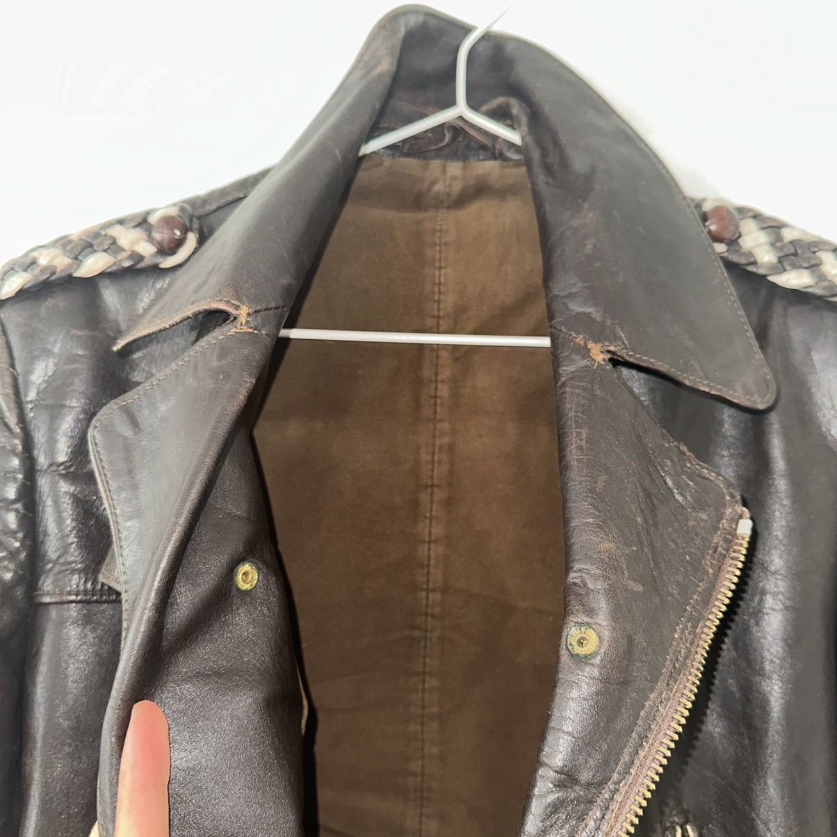 Other 1940s German Leather Biker Jacket ONE-OF-ONE Size US S / EU 44-46 / 1 - 11 Thumbnail