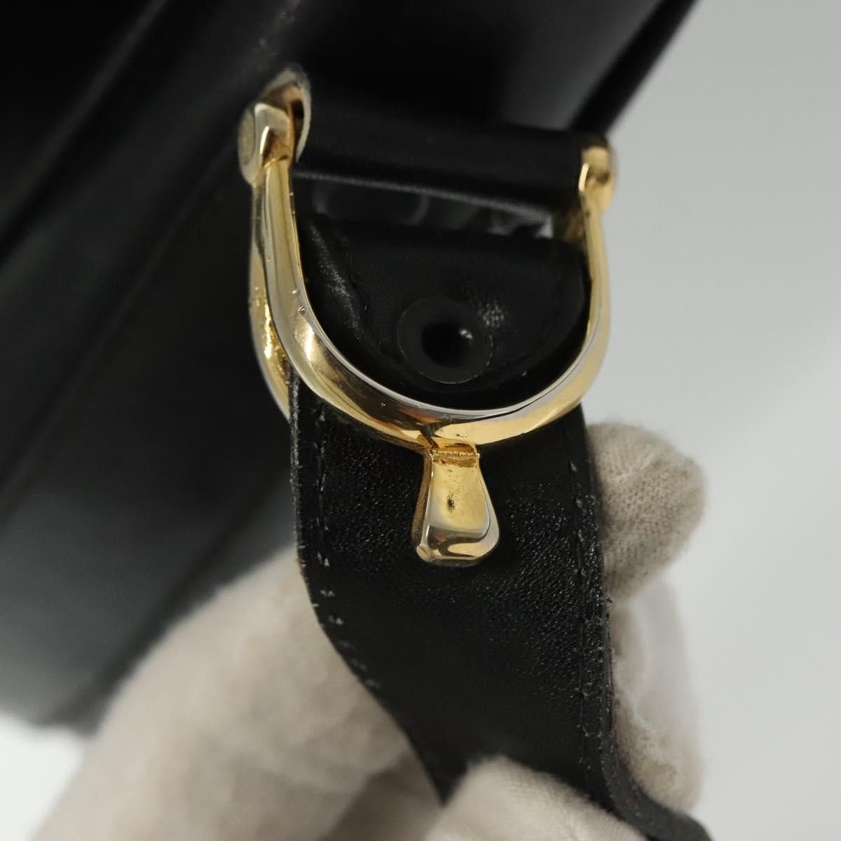 Celine CELINE Shoulder Bag Leather Navy Gold Size ONE SIZE - 5 Thumbnail